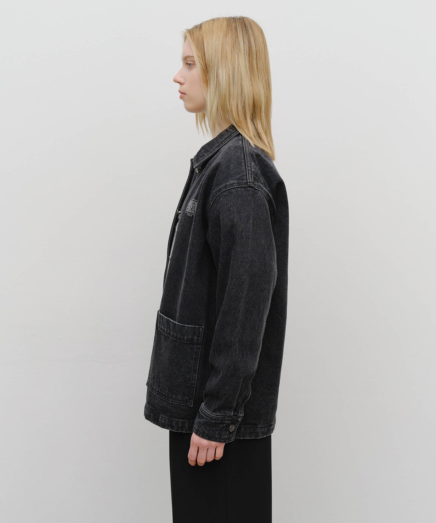 Marithe & Francois Girbaud - French Denim Work Jacket (Black) product image 2 | TRAB K-Fashion Australia