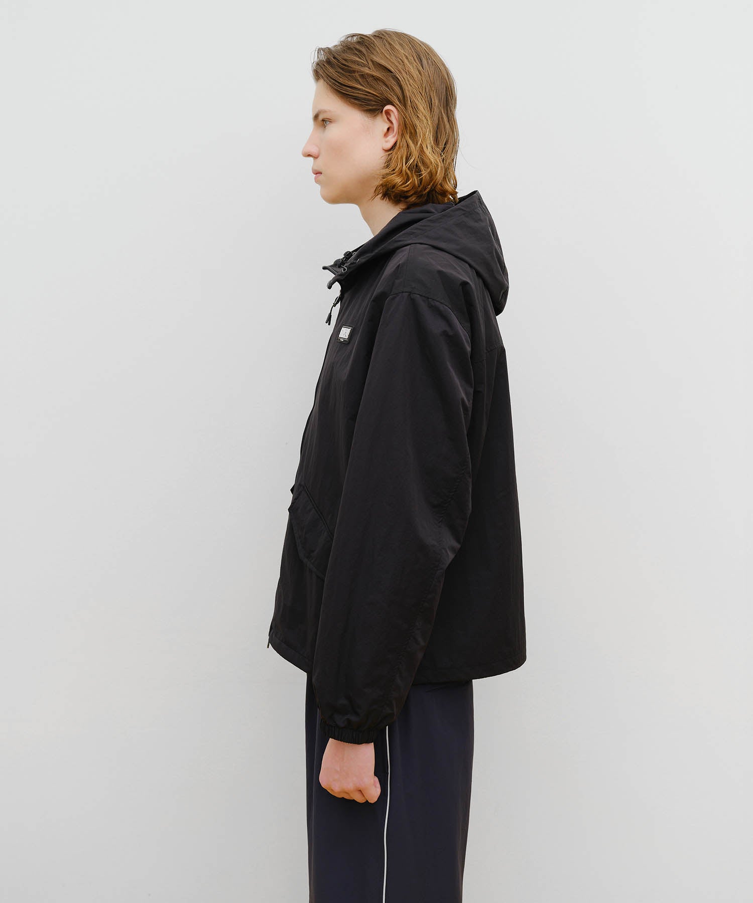 Marithe & Francois Girbaud - Marithe Sport Hooded Windbreaker (Black) product image 2 | TRAB K-Fashion Australia