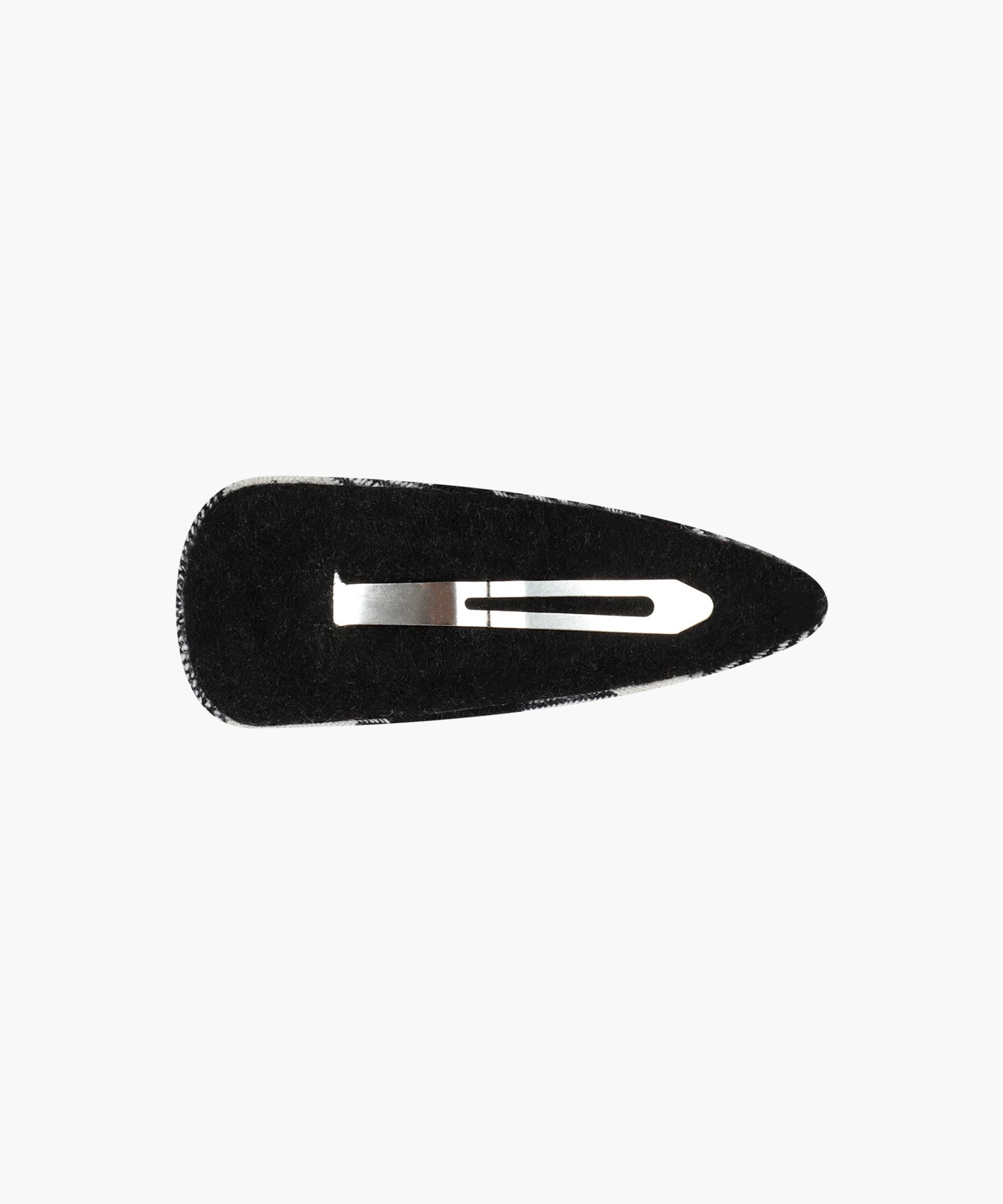 Marithe & Francois Girbaud - Holiday Circle Logo Check Hair Pin (Black) product image 2 | TRAB K-Fashion Australia
