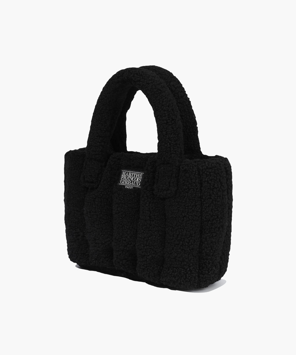Marithe & Francois Girbaud - Classic Logo Boucle Padding Bag (Black) product image 2 | TRAB K-Fashion Australia