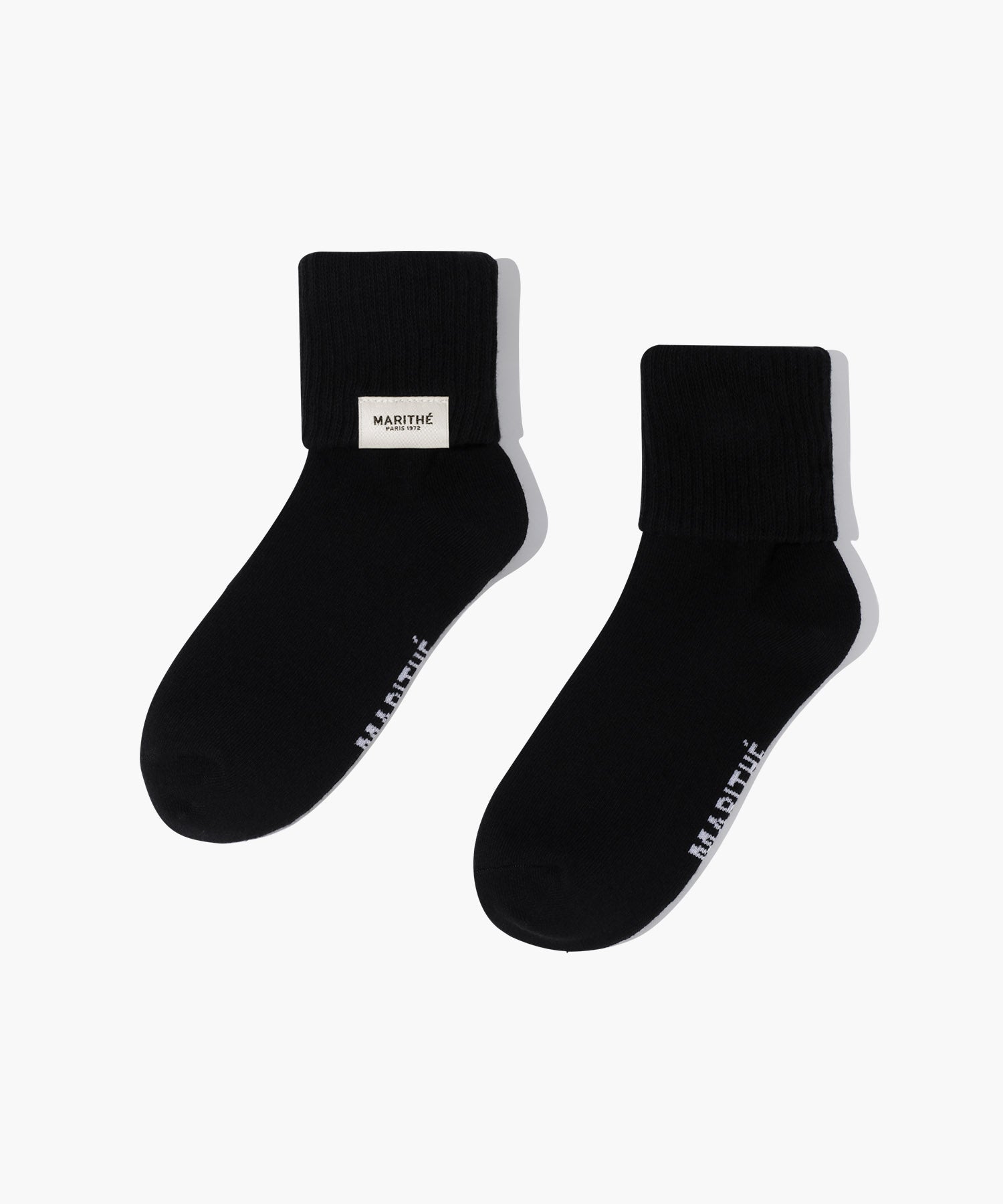 Marithe & Francois Girbaud - Regular Logo Socks (Black) product image 2 | TRAB K-Fashion Australia