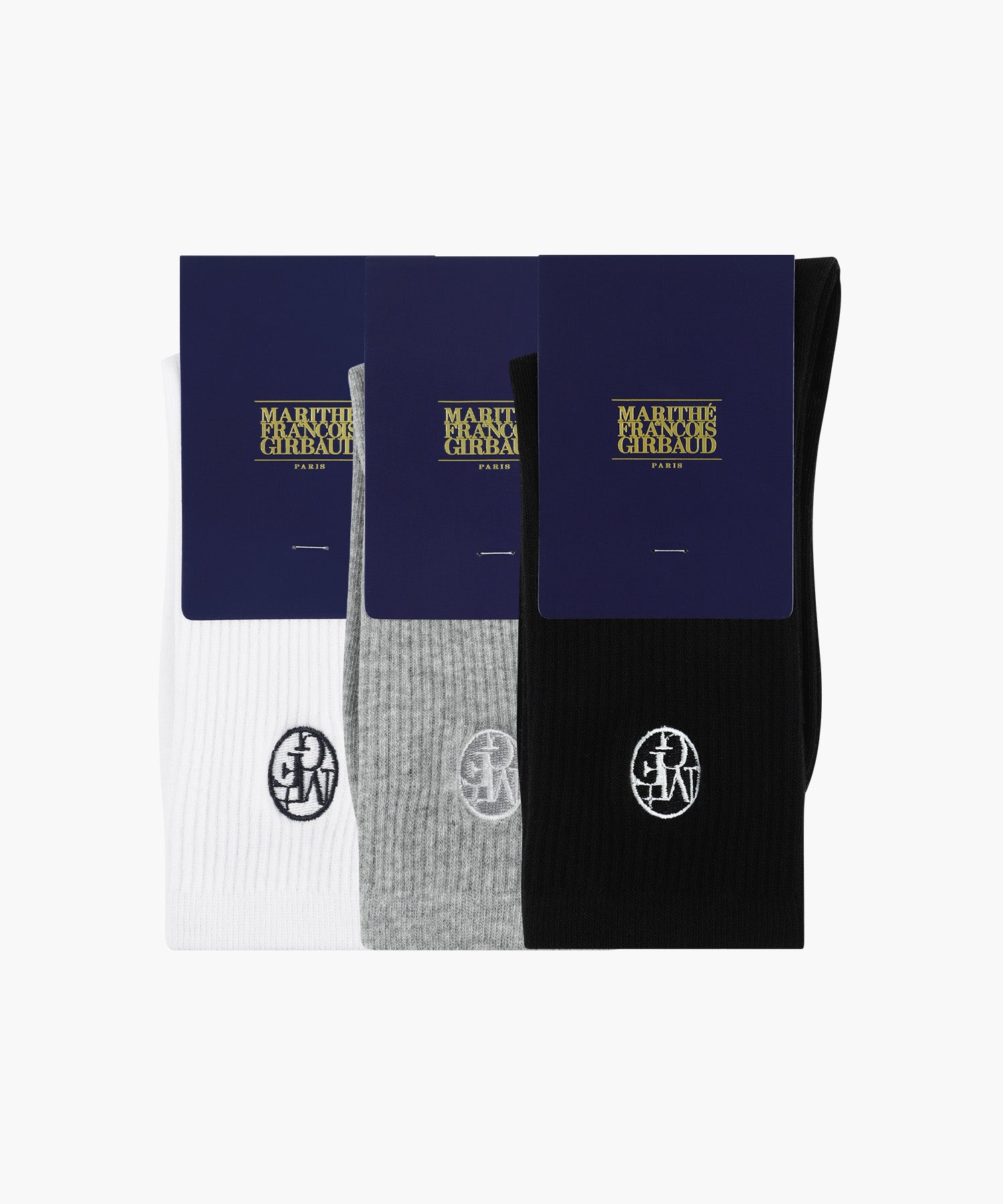 Marithe & Francois Girbaud - Circle Logo Socks 3pack (Multi) product image 2 | TRAB K-Fashion Australia