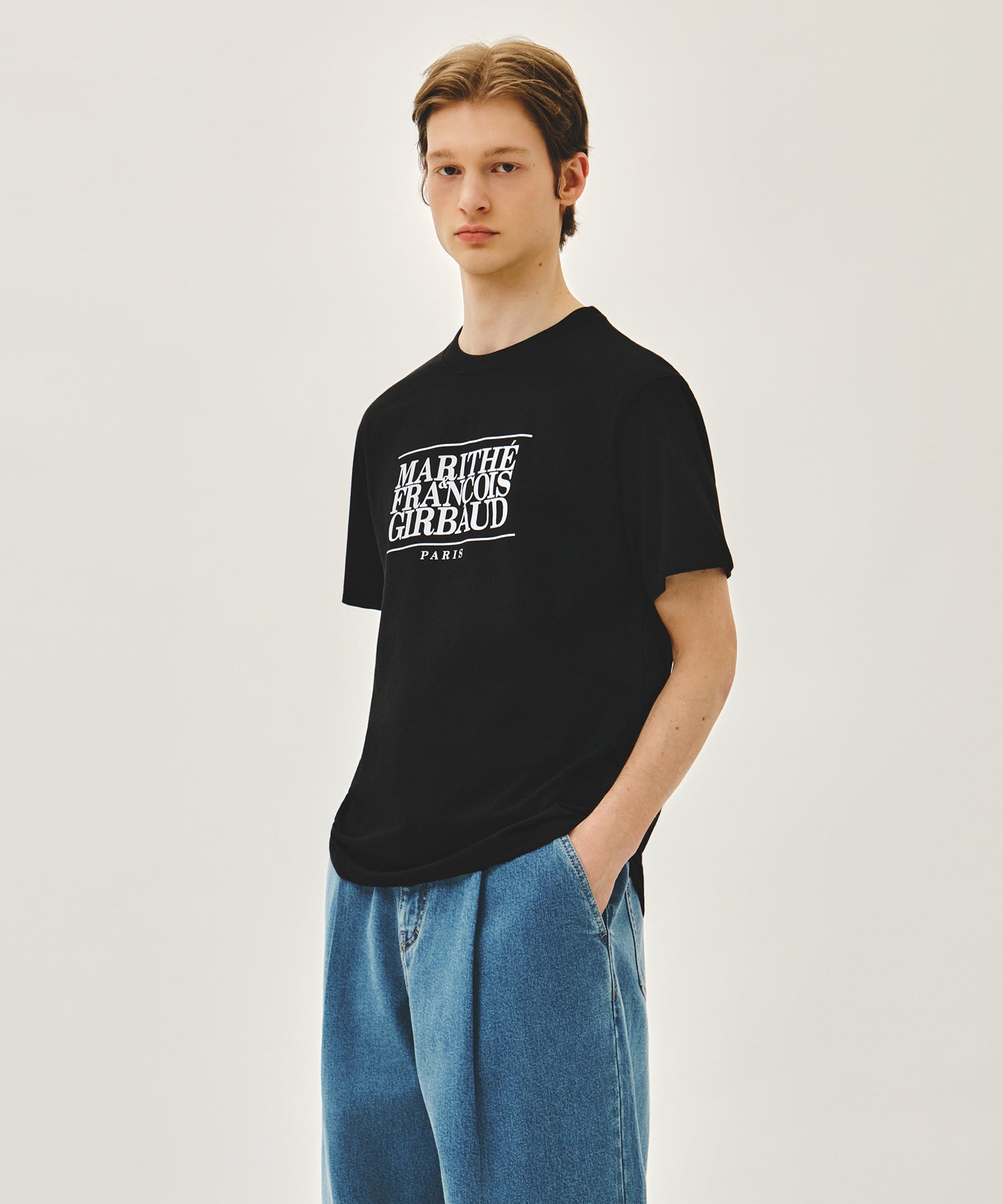 Marithe & Francois Girbaud - Classic Logo Tee (Black) product image 2 | TRAB K-Fashion Australia