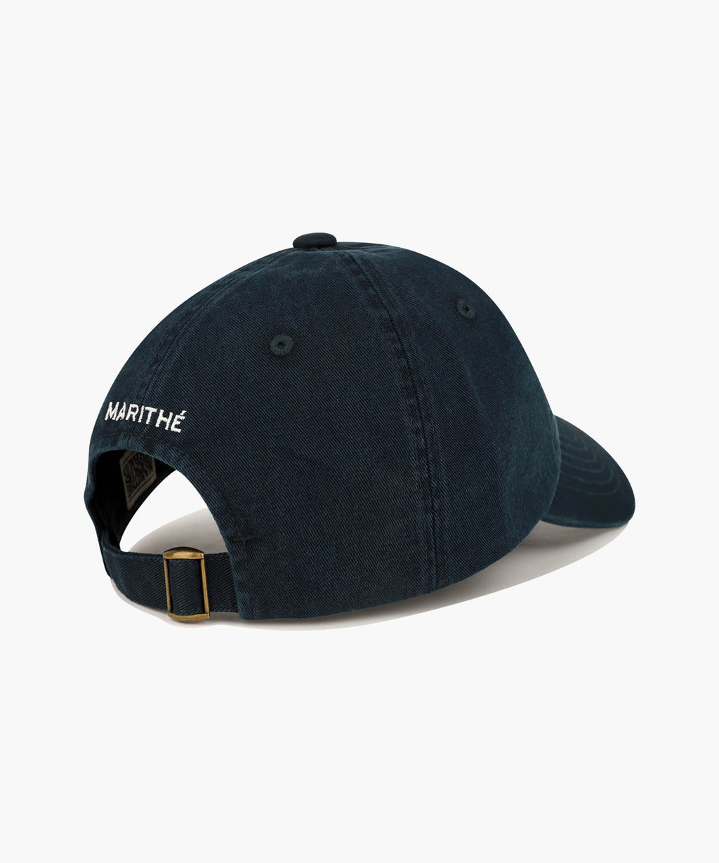 Marithe & Francois Girbaud - Reading Club Doodle Bear Cap (Navy) product image 2 | TRAB K-Fashion Australia