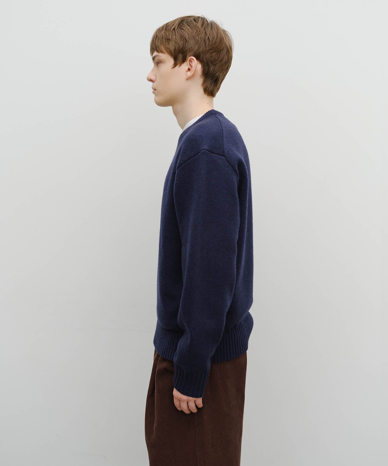 Marithe & Francois Girbaud - Applique Knit Pullover (Navy) product image 2 | TRAB K-Fashion Australia