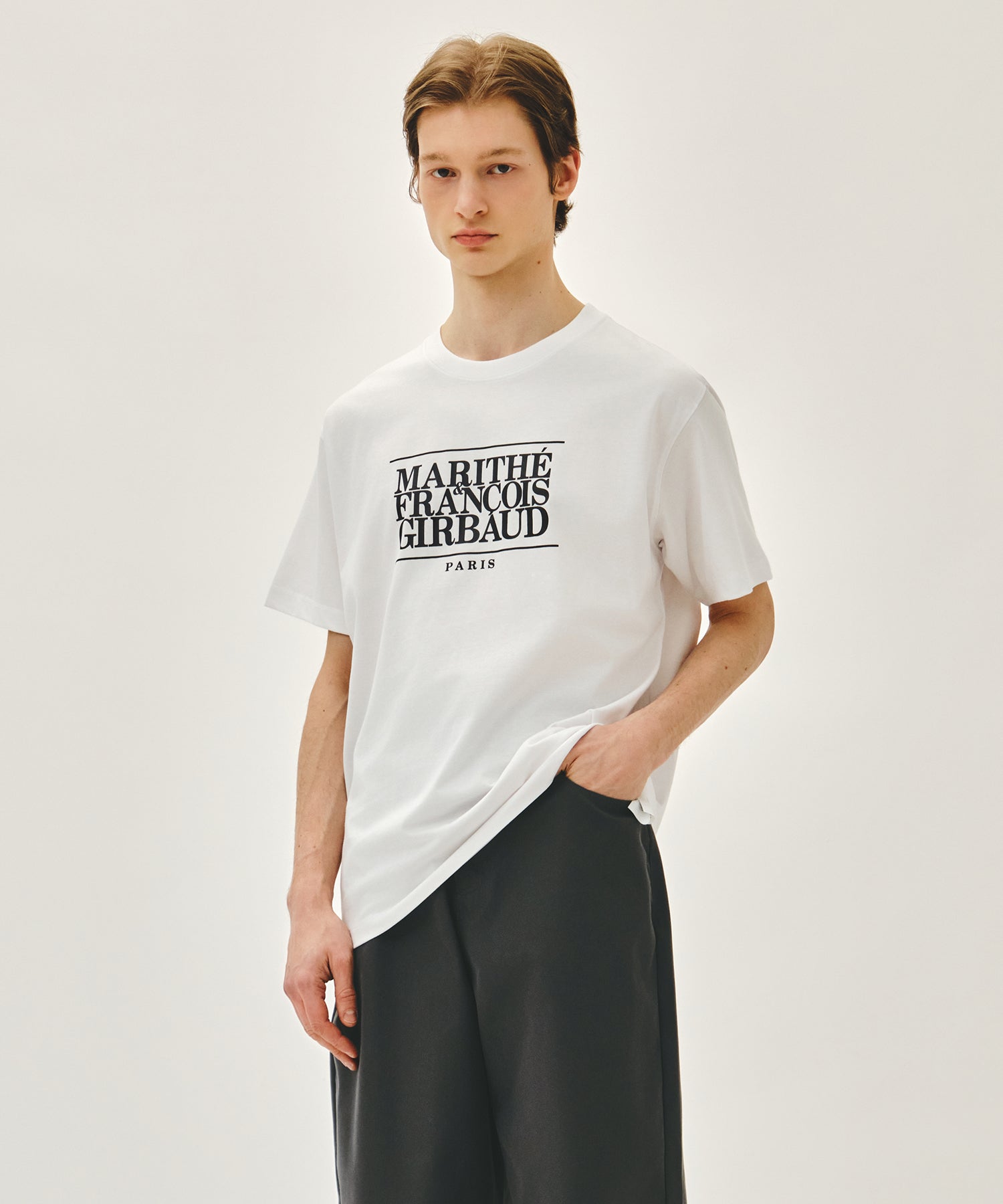 Marithe & Francois Girbaud - Classic Logo Tee (White) product image 2 | TRAB K-Fashion Australia