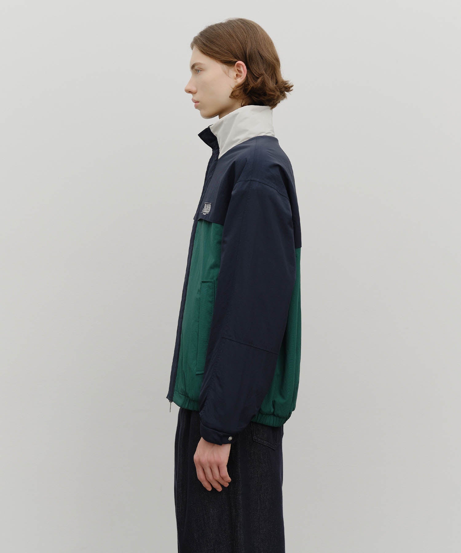 Marithe & Francois Girbaud - Classic Logo Reversible Sailing Jacket (Dark Navy) product image 2 | TRAB K-Fashion Australia