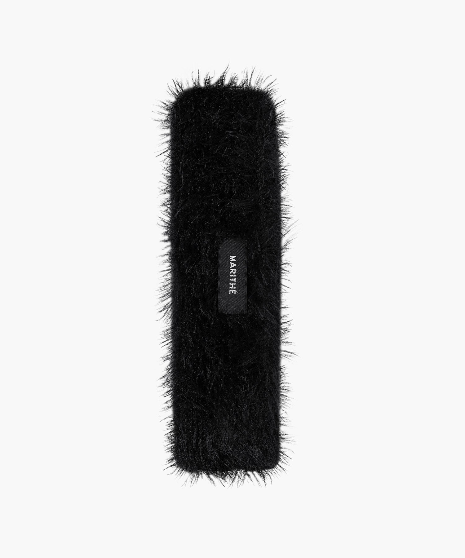 Marithe & Francois Girbaud - Regular Logo Slim Muffler (Black) product image 2 | TRAB K-Fashion Australia