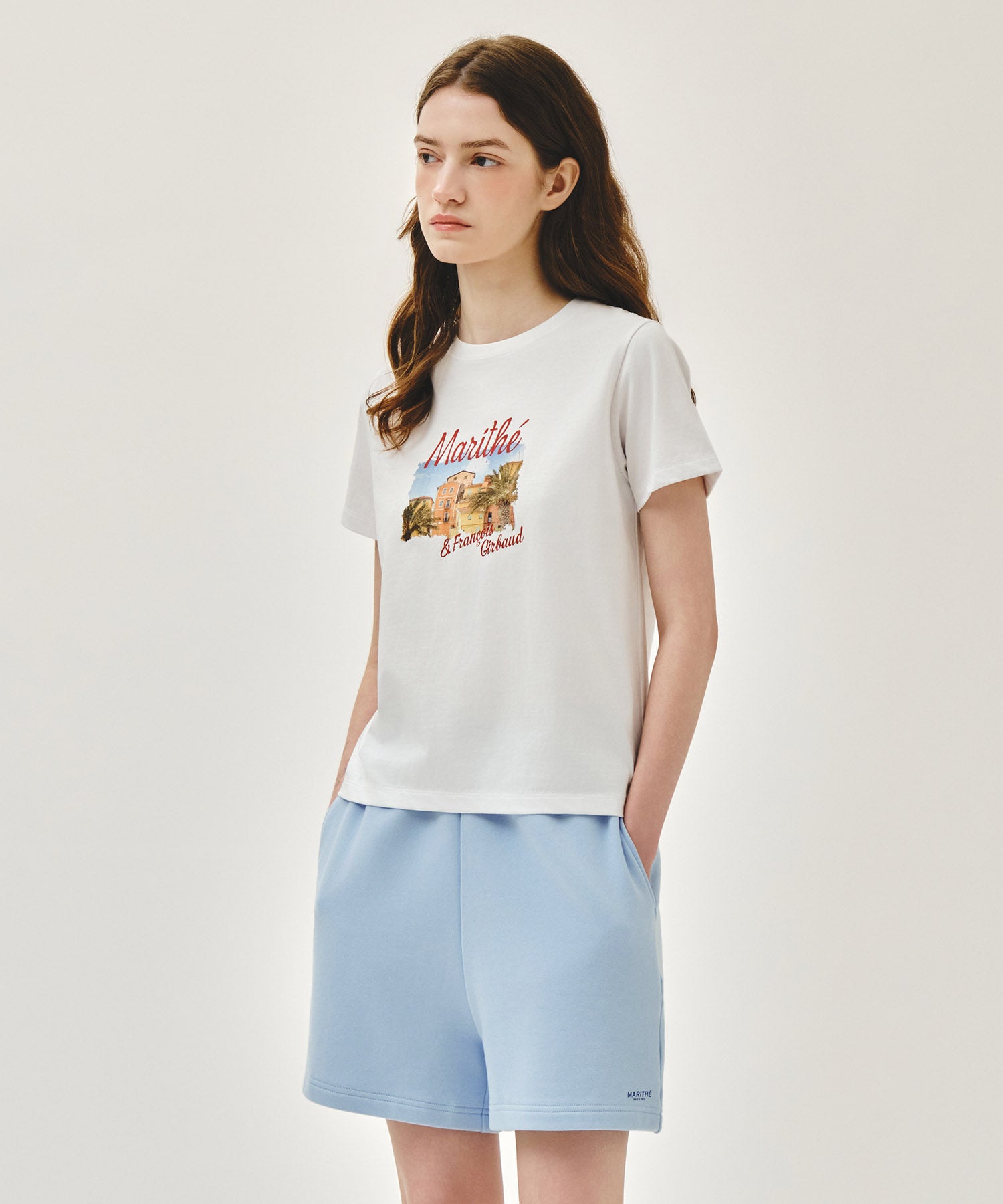 Marithe & Francois Girbaud - Aerocool Resort Graphic Tee (White) product image 2 | TRAB K-Fashion Australia