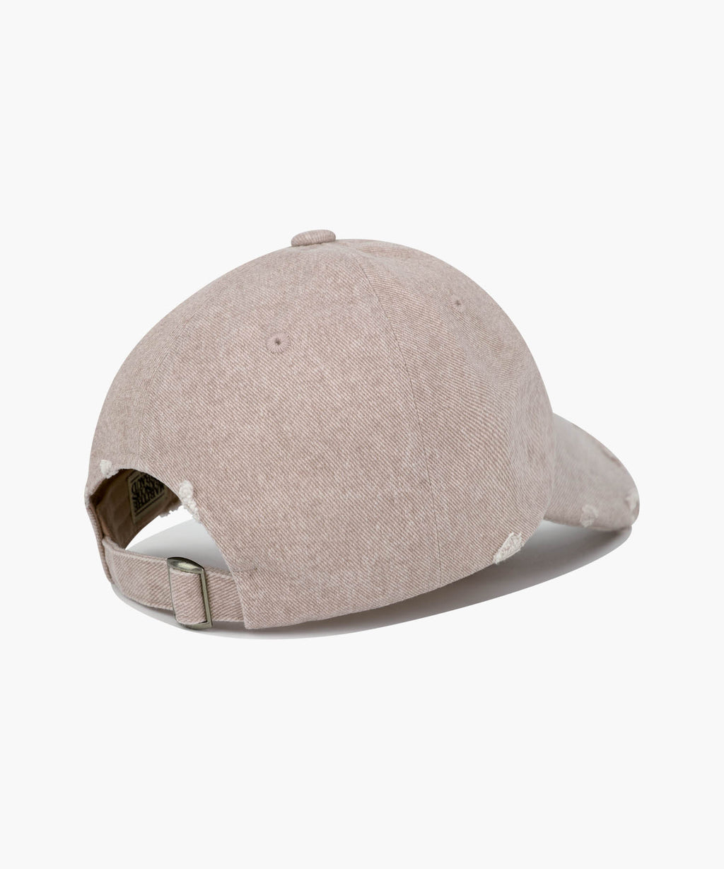 Marithe & Francois Girbaud - Drawing Classic Logo Damaged Covered Cap (Pink) product image 2 | TRAB K-Fashion Australia