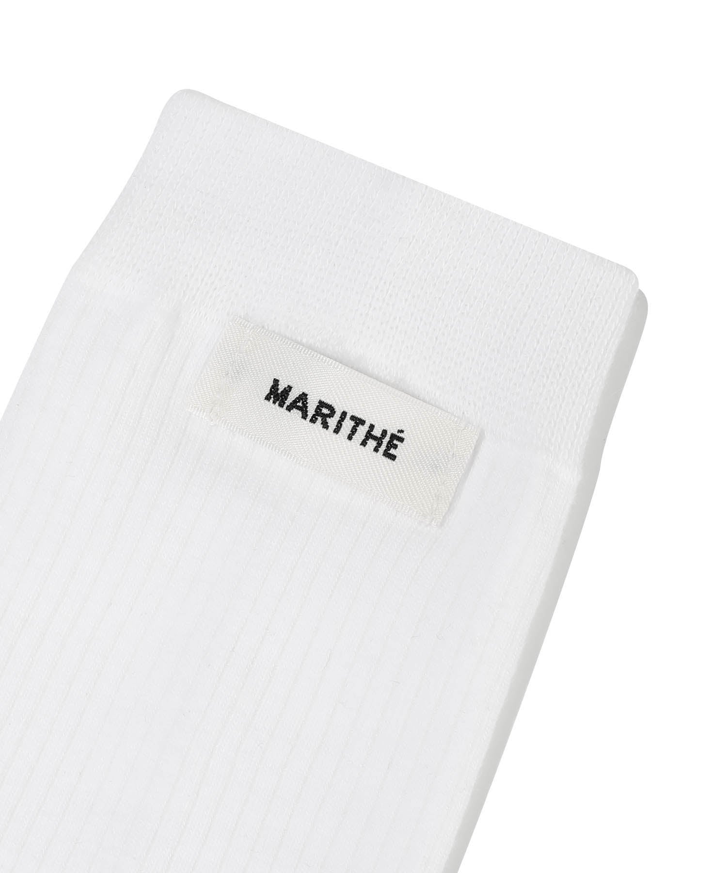 Marithe & Francois Girbaud - Basic Middle Socks (White) product image 2 | TRAB K-Fashion Australia