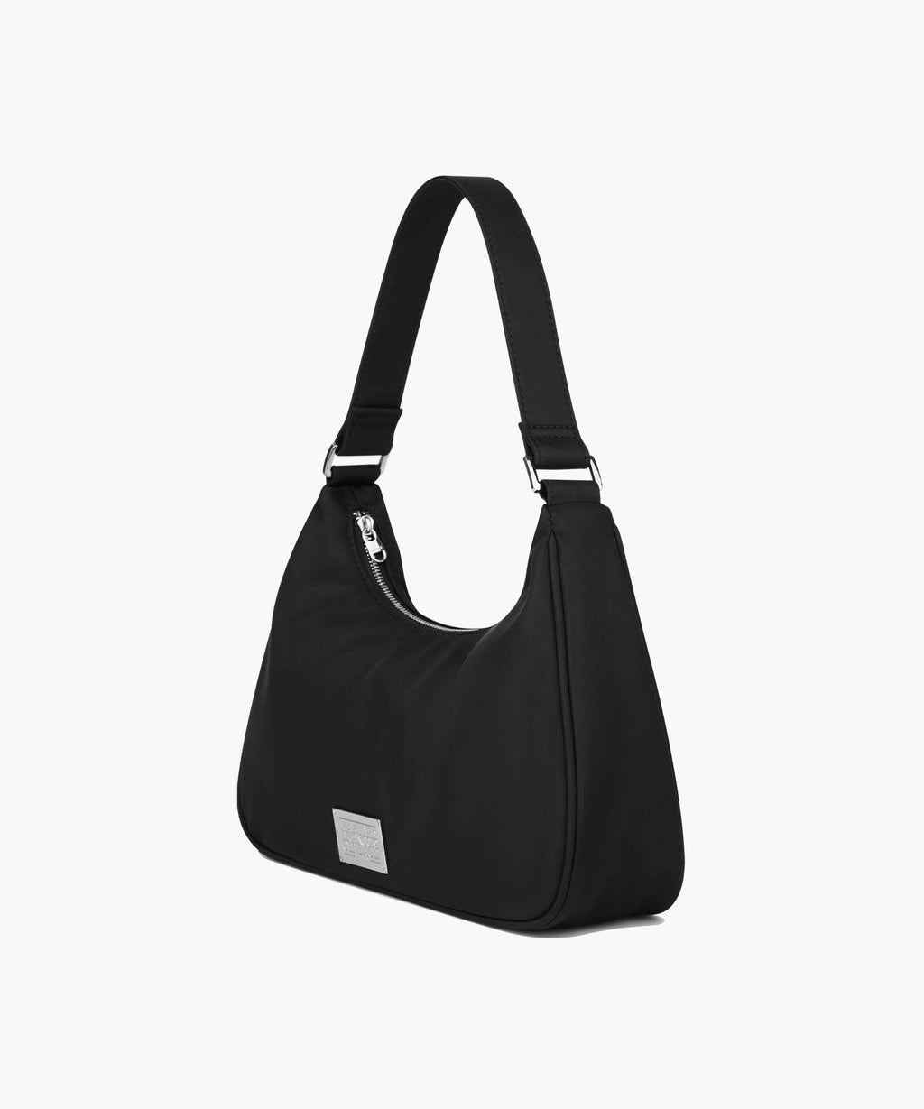 Marithe & Francois Girbaud - Classic Logo Hobo Bag (Black) product image 2 | TRAB K-Fashion Australia