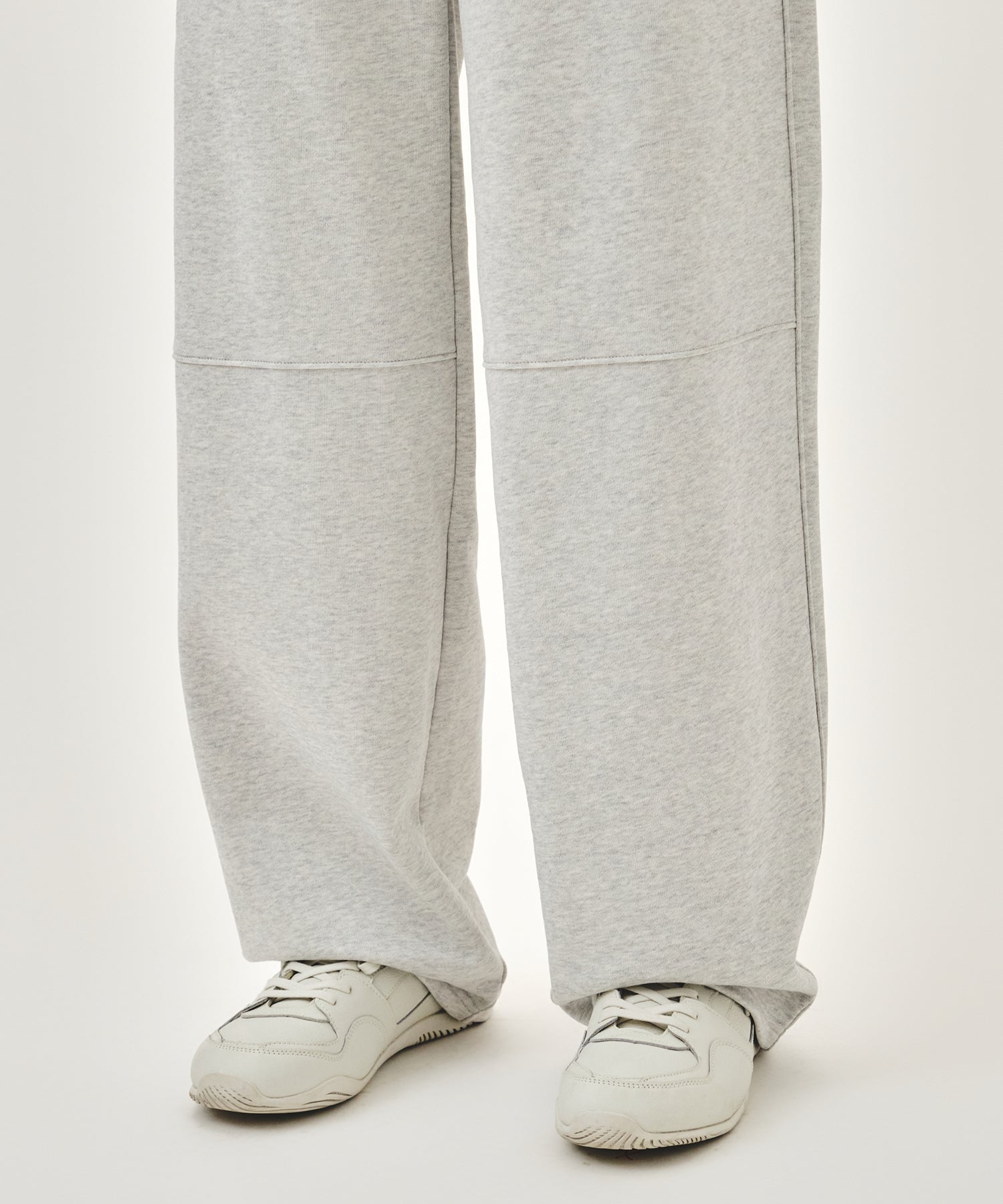 Marithe & Francois Girbaud - Classic Logo Sweat Pants (Light Heather Gray) product image 2 | TRAB K-Fashion Australia