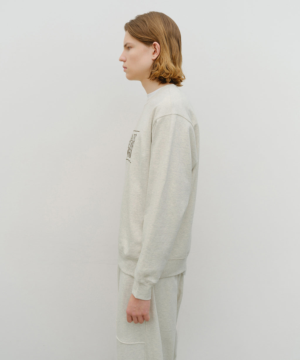 Marithe & Francois Girbaud - Classic Logo Sweatshirt (Oatmeal) product image 2 | TRAB K-Fashion Australia