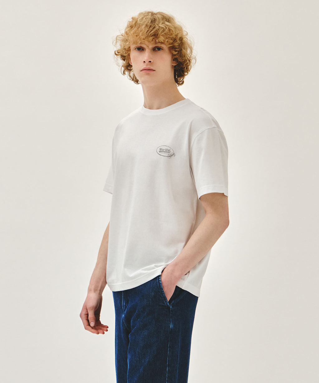 Marithe & Francois Girbaud - Vintage Logo Typo Tee (White) product image 2 | TRAB K-Fashion Australia