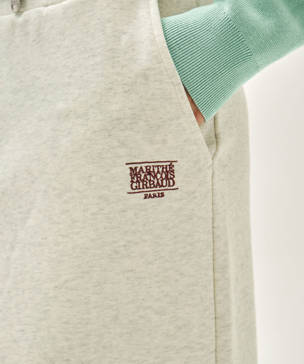 Marithe & Francois Girbaud - Classic Logo Sweat Long Skirt (Oatmeal) product image 2 | TRAB K-Fashion Australia