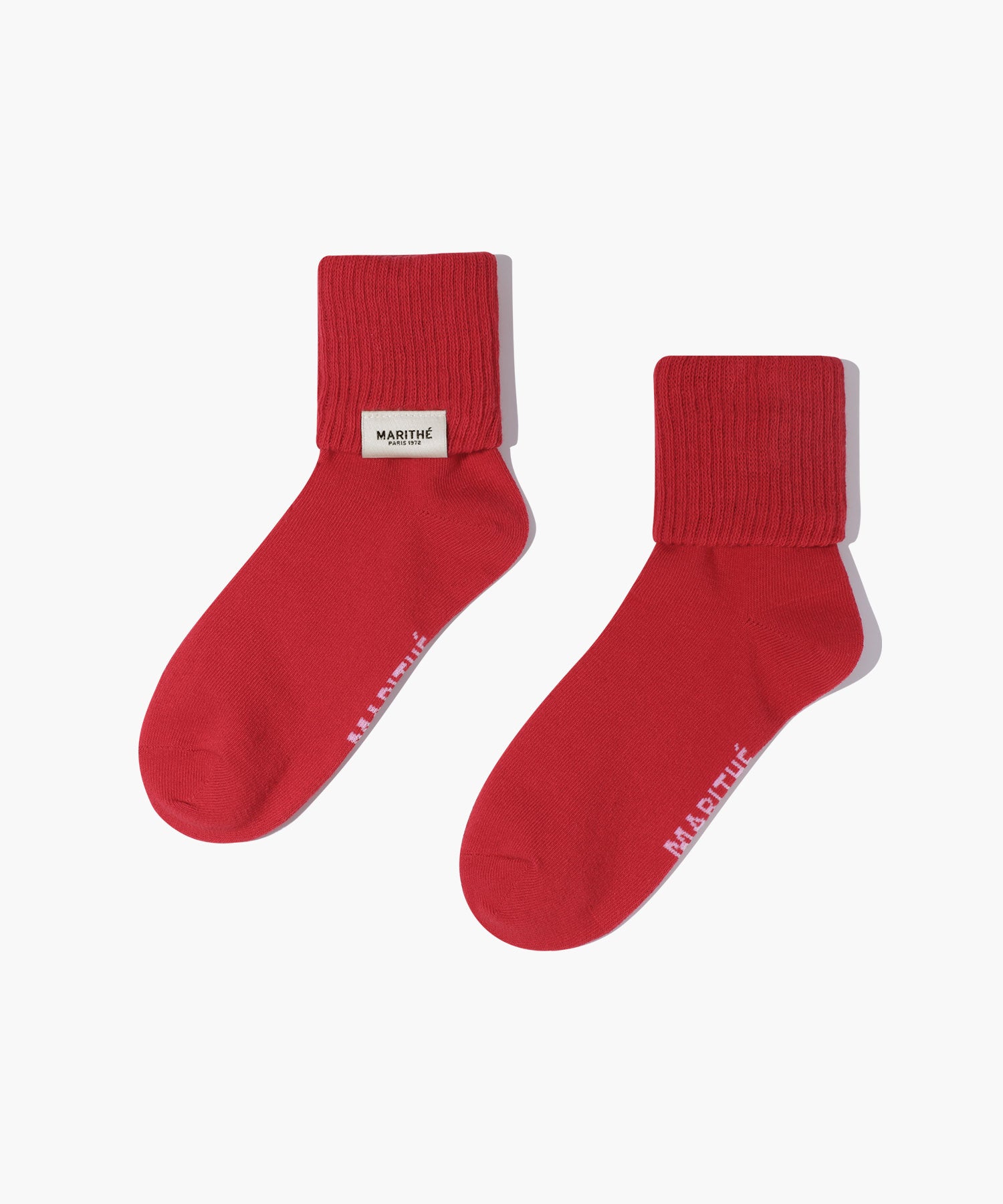 Marithe & Francois Girbaud - Regular Logo Socks (Red) product image 2 | TRAB K-Fashion Australia