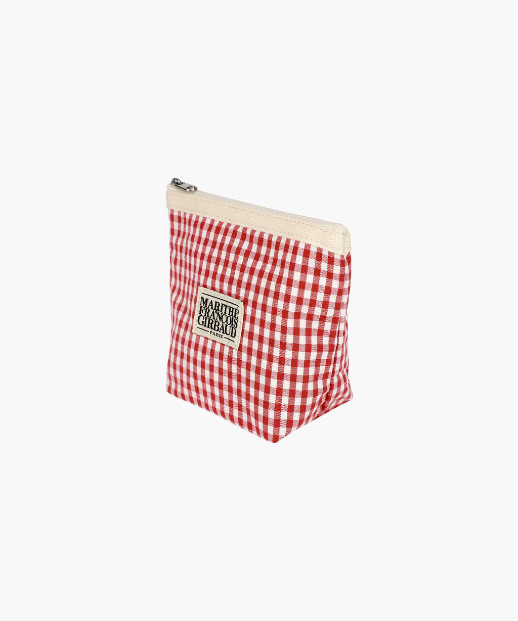 Marithe & Francois Girbaud - Classic Logo Check Pouch (Red) product image 2 | TRAB K-Fashion Australia