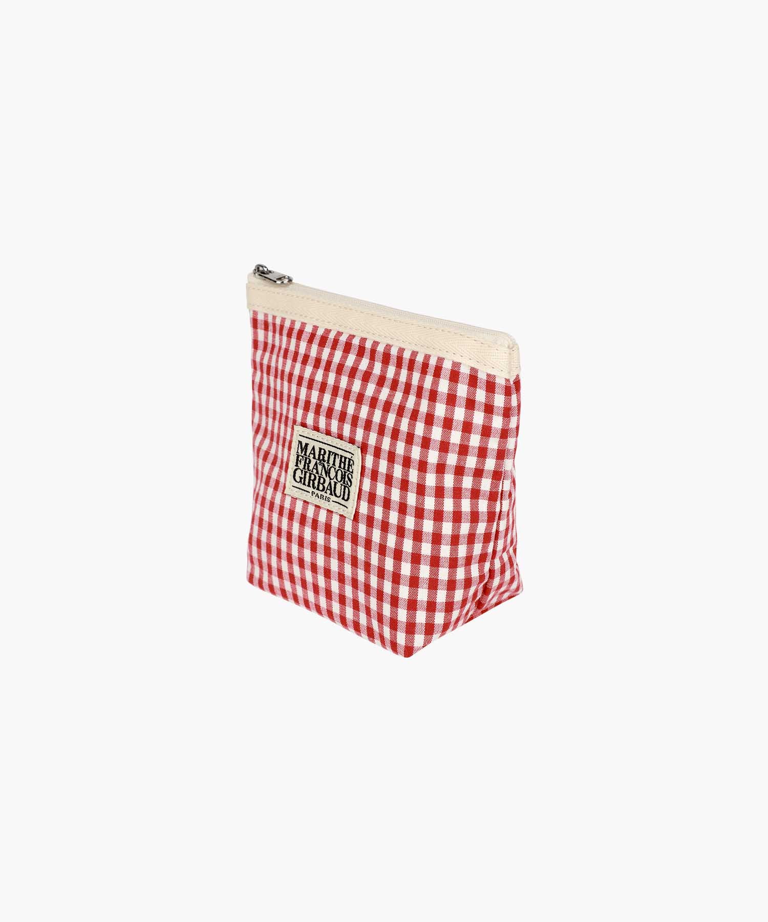 Marithe & Francois Girbaud - Classic Logo Check Pouch (Red) product image 2 | TRAB K-Fashion Australia