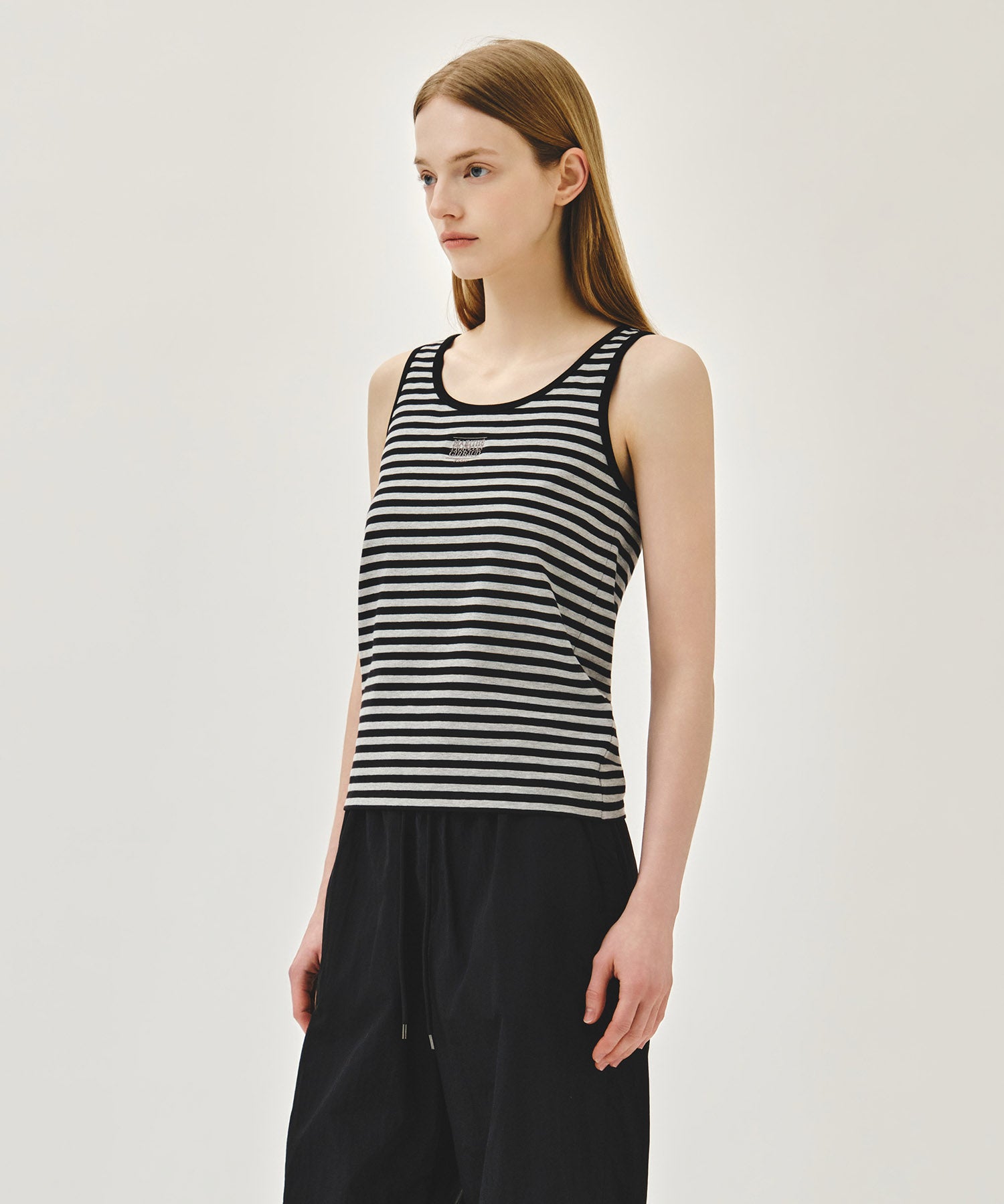 Marithe & Francois Girbaud - Small Classic Logo Sleeveless (Black) product image 2 | TRAB K-Fashion Australia