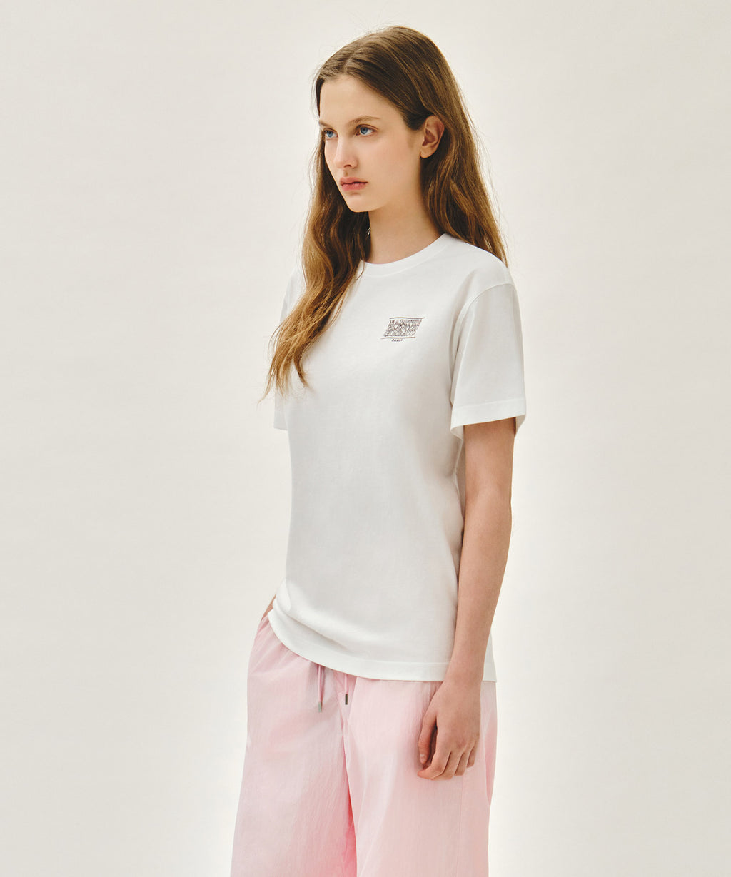 Marithe & Francois Girbaud - Doodle Bear Tee (White) product image 2 | TRAB K-Fashion Australia