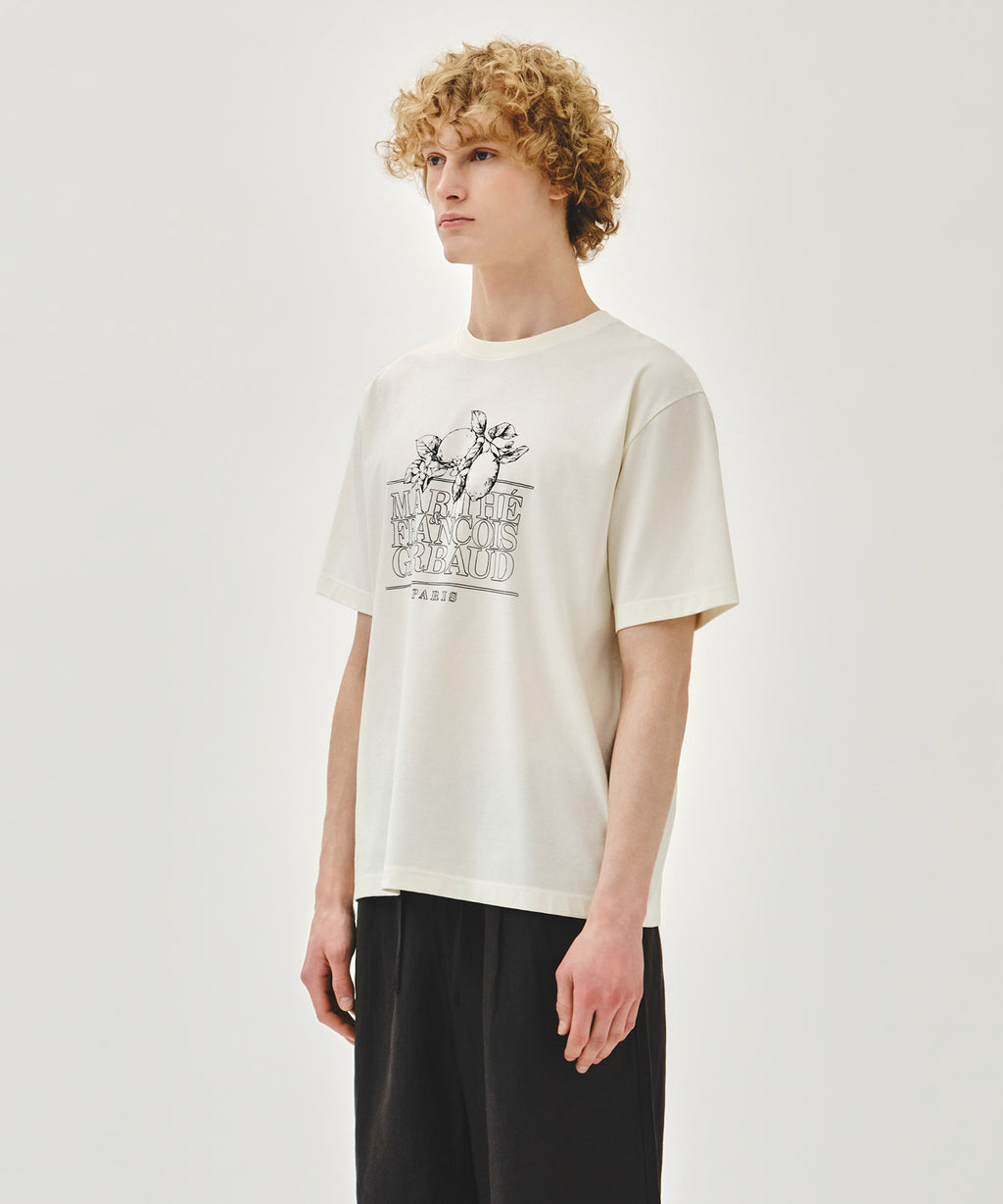Marithe & Francois Girbaud - Aerocool Lemon Classic Logo Tee (Ivory) product image 2 | TRAB K-Fashion Australia