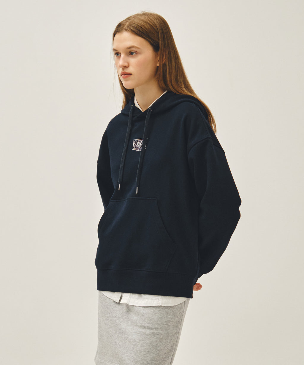 Marithe & Francois Girbaud - Small Classic Logo Hoodie (Navy) product image 2 | TRAB K-Fashion Australia