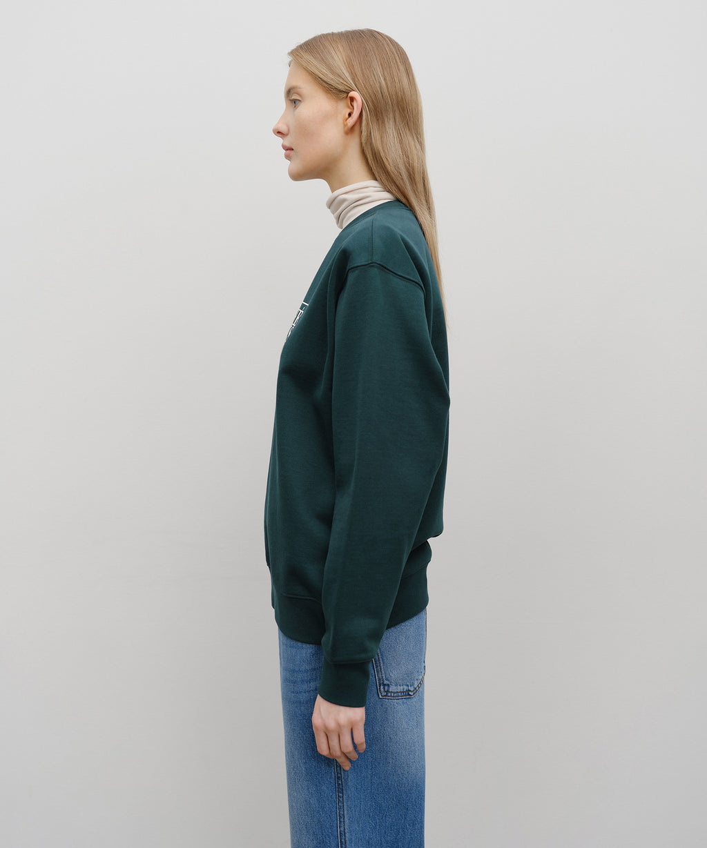 Marithe & Francois Girbaud - Classic Logo Sweatshirt (Dark Teal) product image 6 | TRAB K-Fashion Australia