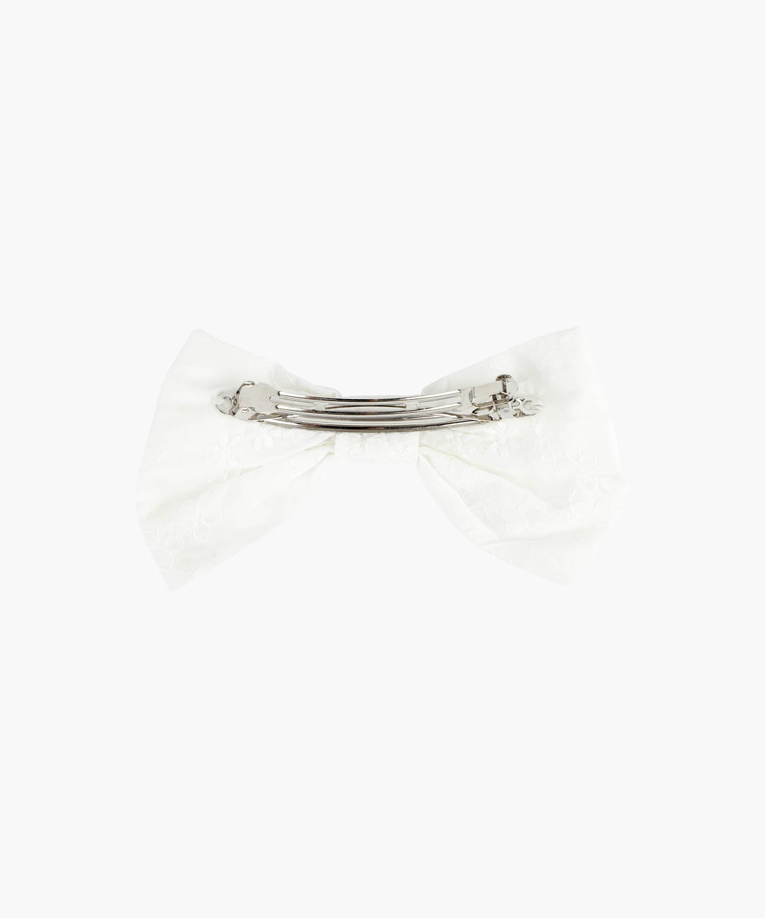 Marithe & Francois Girbaud - Circle Logo Ribbon Hair Pin (White) product image 2 | TRAB K-Fashion Australia