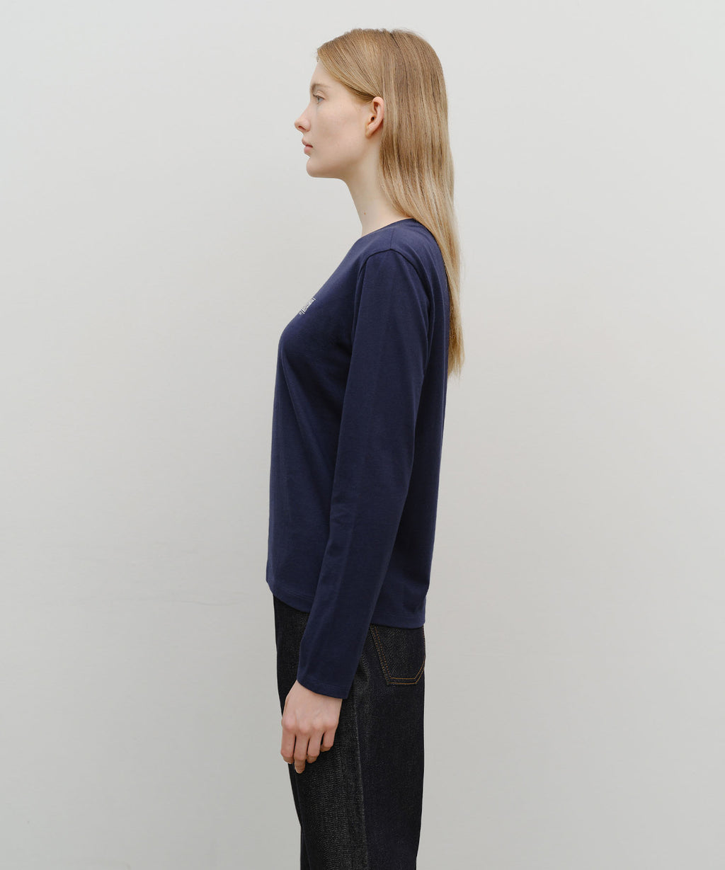 Marithe & Francois Girbaud - Classic Logo Long Sleeve (Navy) product image 2 | TRAB K-Fashion Australia