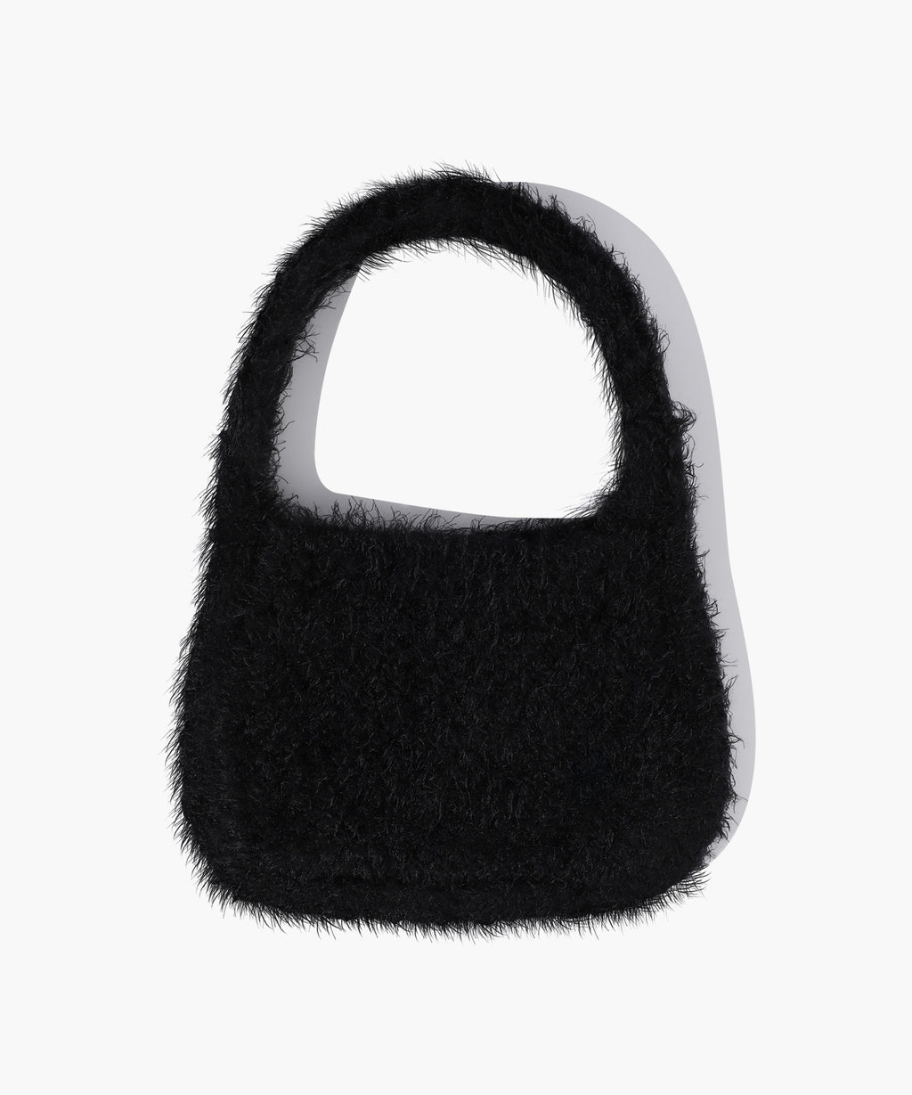 Marithe & Francois Girbaud - Circle Logo Mini Knit Bag (Black) product image 3 | TRAB K-Fashion Australia