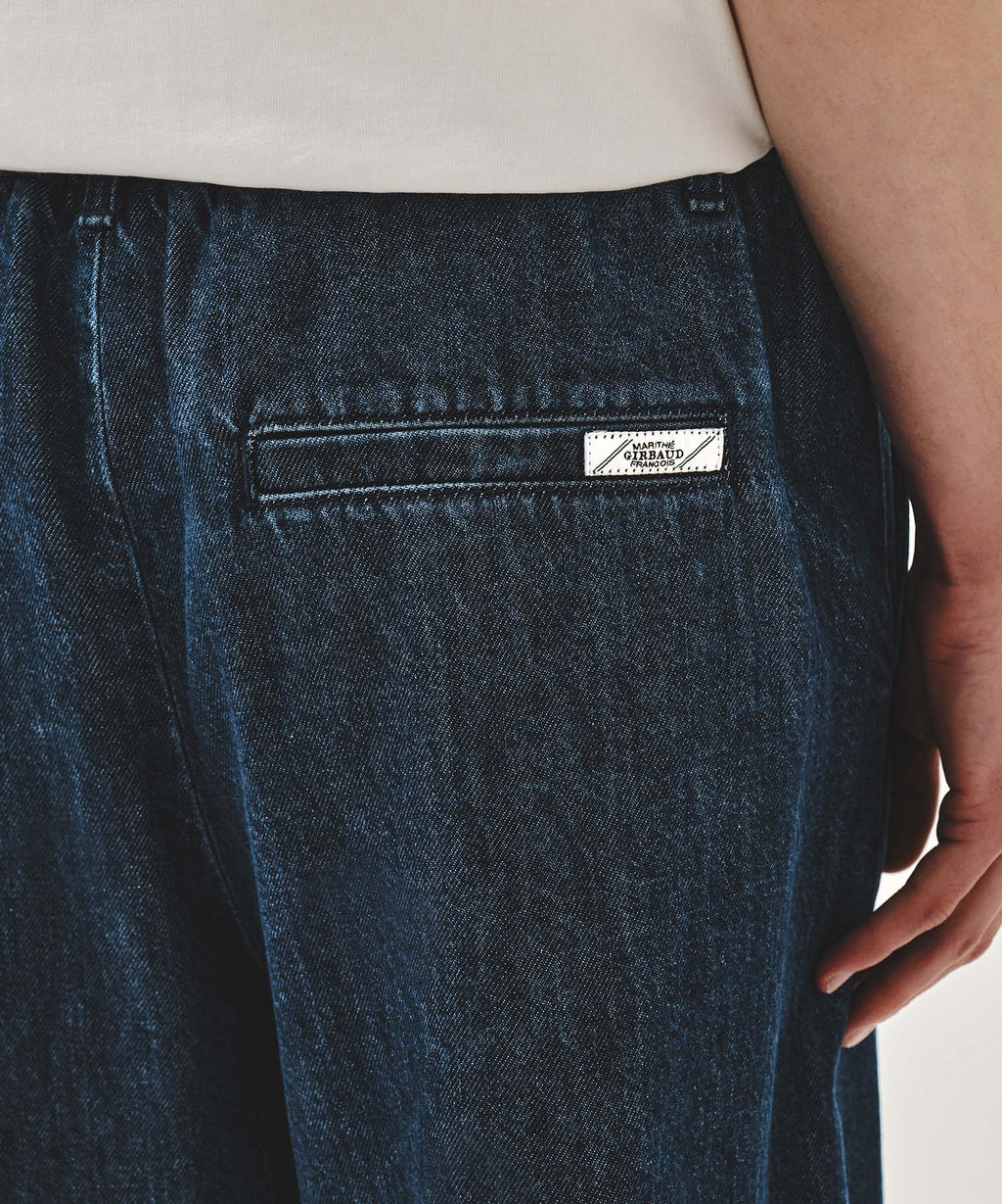 Marithe & Francois Girbaud - Marine Denim Easy Shorts (Blue) product image 2 | TRAB K-Fashion Australia