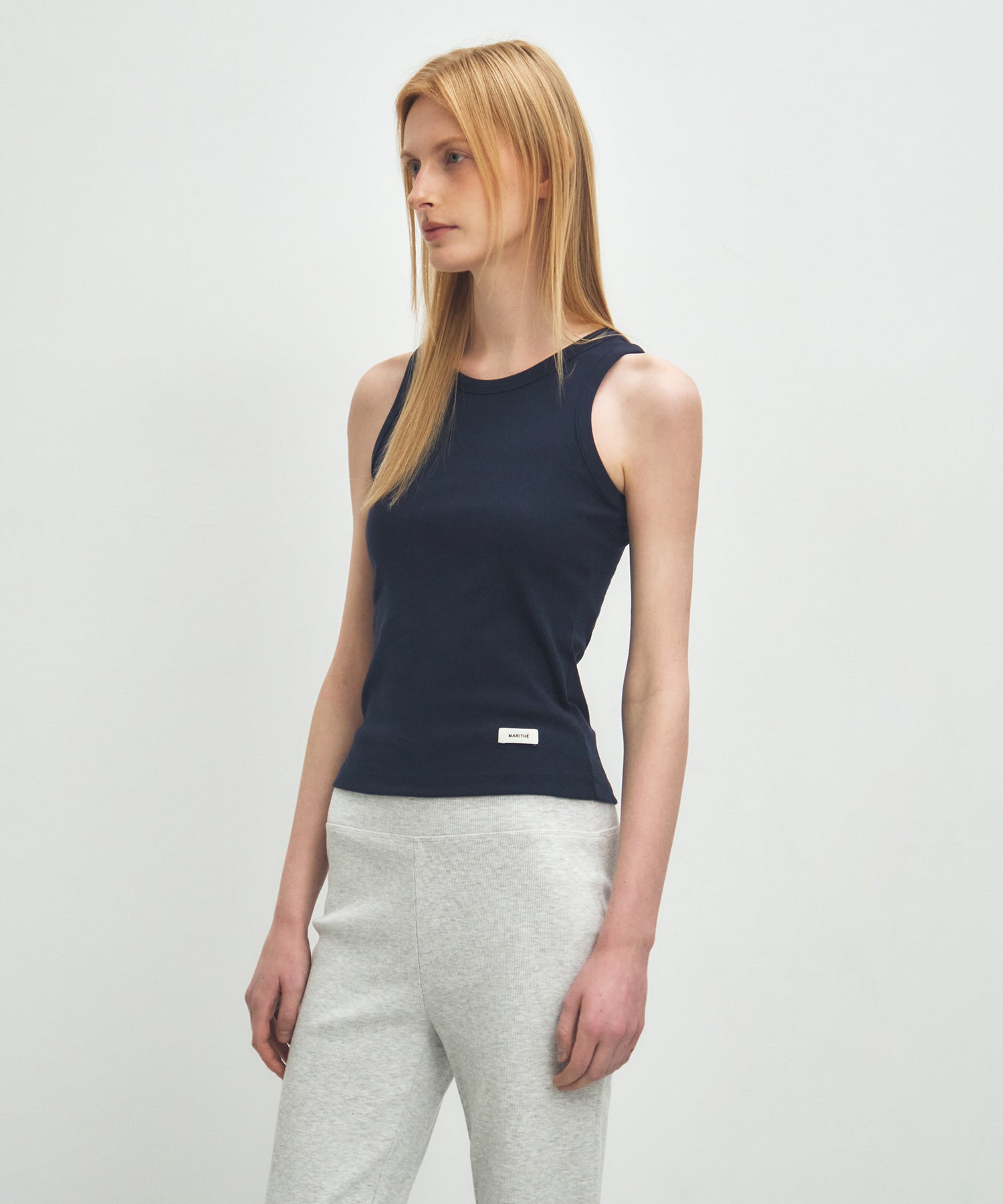 Marithe & Francois Girbaud - Basic Sleeveless (Navy) product image 2 | TRAB K-Fashion Australia