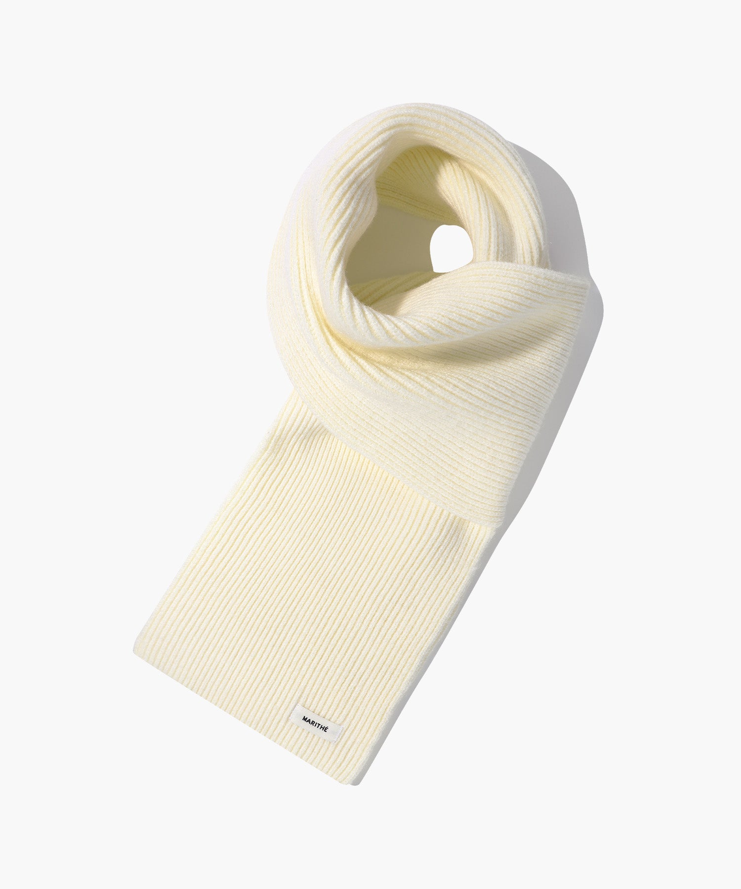 Marithe & Francois Girbaud - Regular Logo Muffler&glove (Cream) product image 2 | TRAB K-Fashion Australia