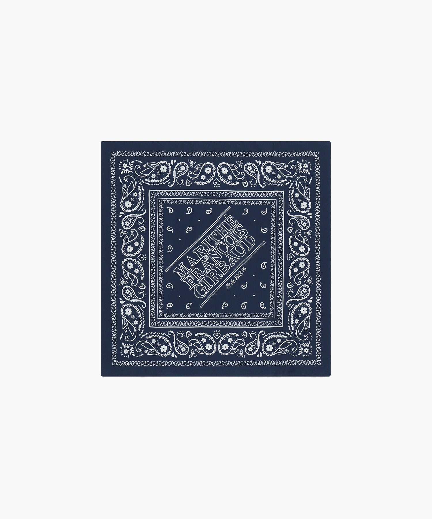 Marithe & Francois Girbaud - Classic Logo Bandana Scarf (Navy) product image 1 | TRAB K-Fashion Australia