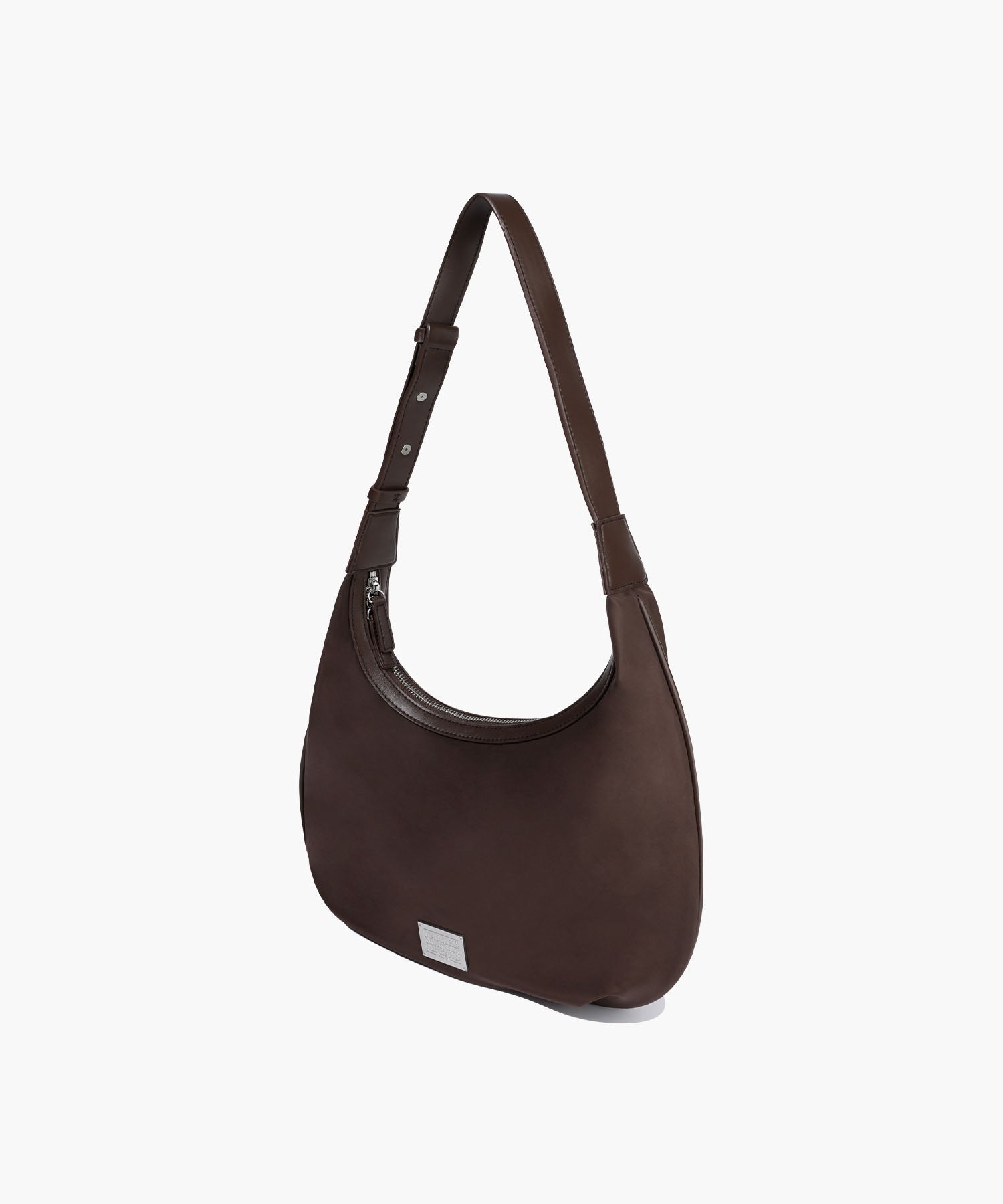 Marithe & Francois Girbaud - Classic Logo Round Shoulder Bag (Brown) product image 2 | TRAB K-Fashion Australia