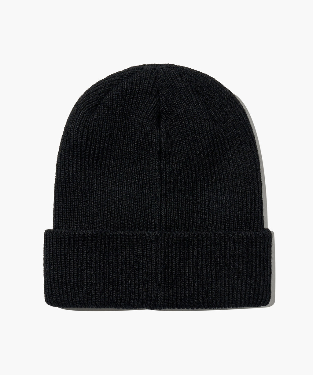 Marithe & Francois Girbaud - Classic Logo Beanie (Black) product image 2 | TRAB K-Fashion Australia