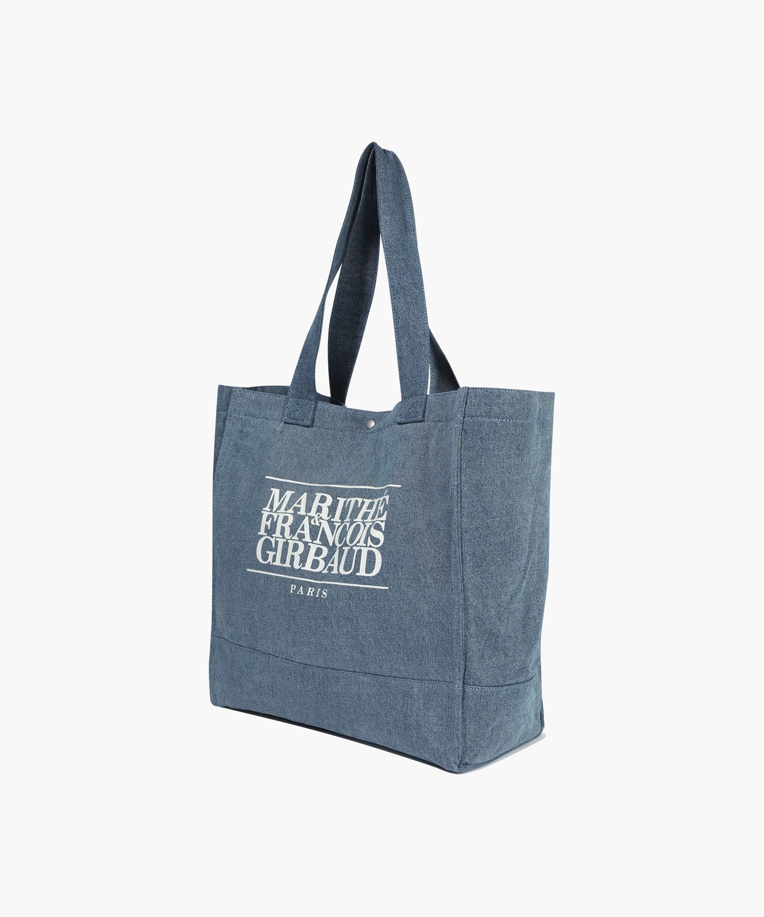 Marithe & Francois Girbaud - Classic Logo Big Shopper Bag (Light Blue) product image 2 | TRAB K-Fashion Australia