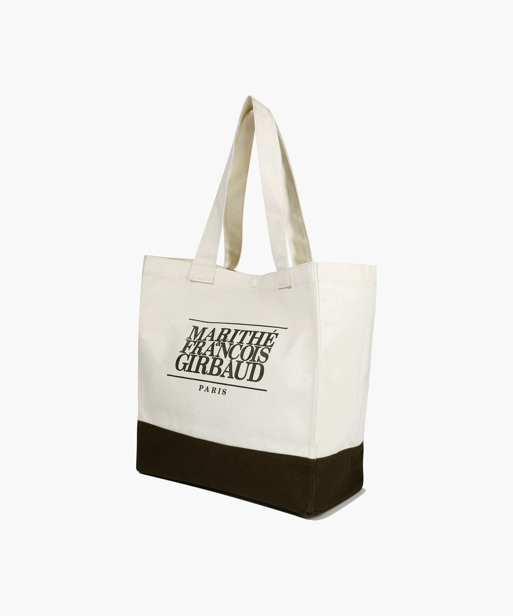 Marithe & Francois Girbaud - Classic Logo Big Shopper Bag (Natural) product image 2 | TRAB K-Fashion Australia