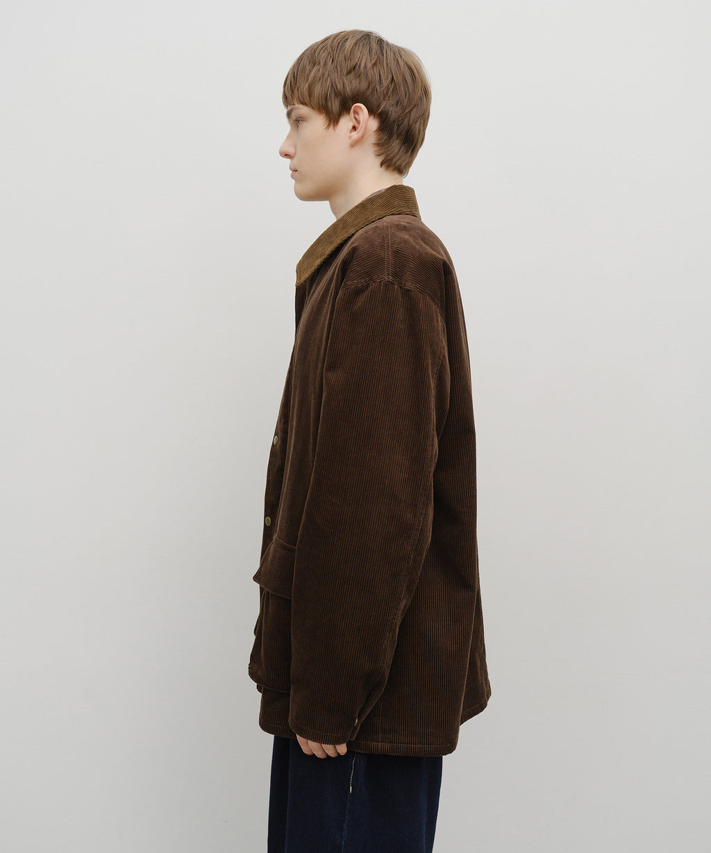 Marithe & Francois Girbaud - Corduroy Hunting Jacket (Brown) product image 4 | TRAB K-Fashion Australia