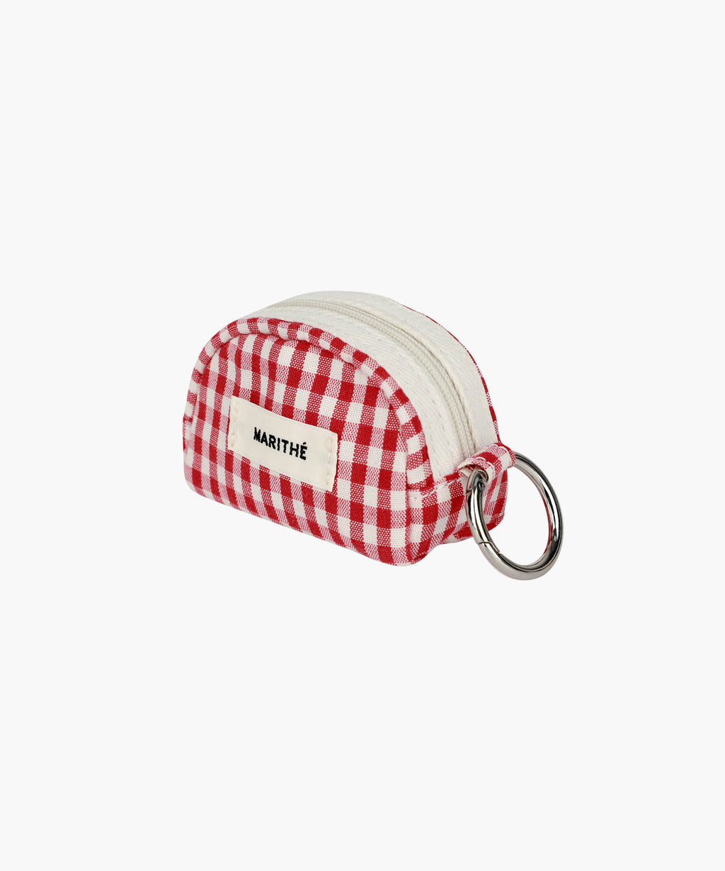 Marithe & Francois Girbaud - Regular Logo Mini Keyring Pouch (Red) product image 2 | TRAB K-Fashion Australia