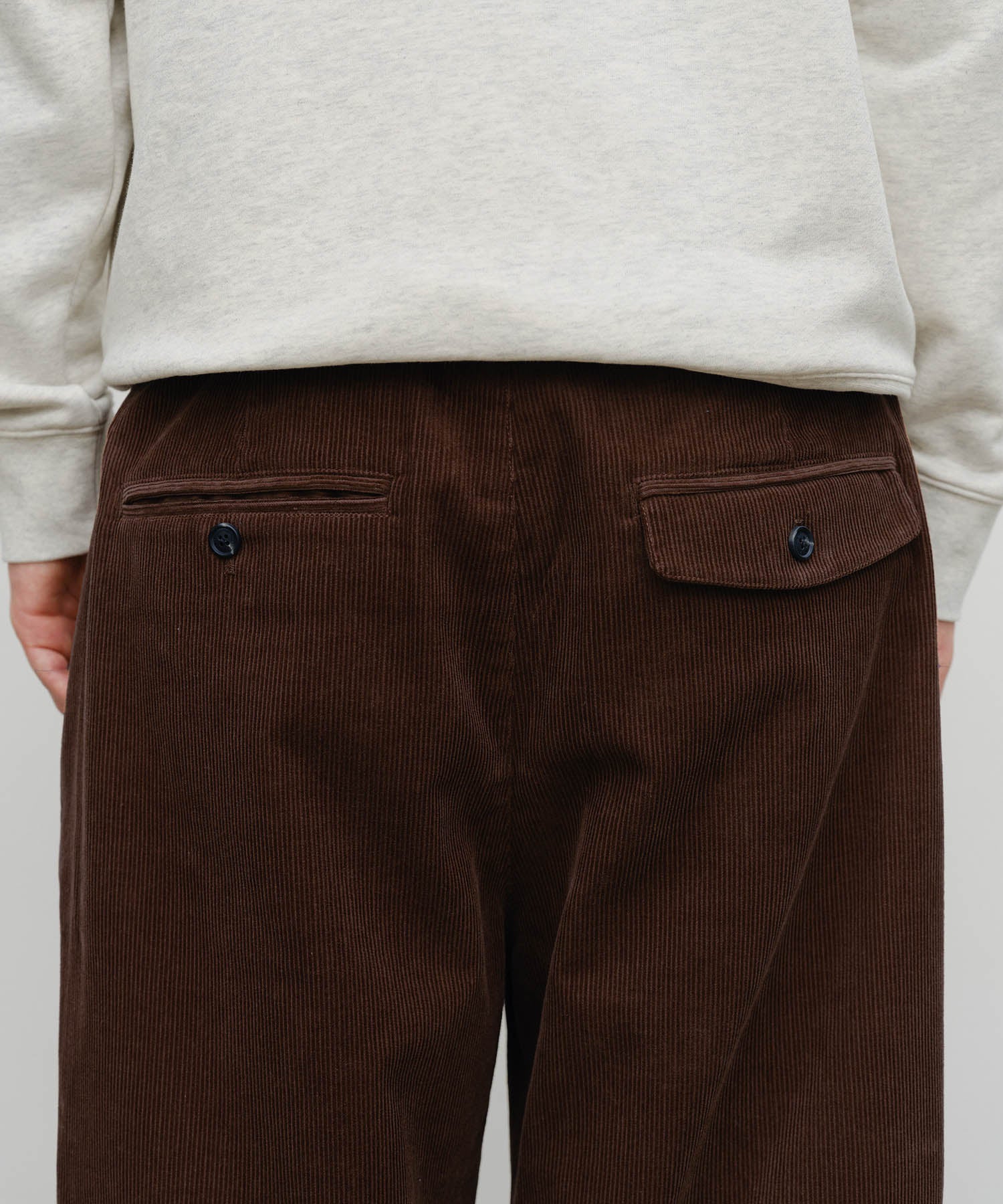 Marithe & Francois Girbaud - Corduroy Pants (Brown) product image 4 | TRAB K-Fashion Australia