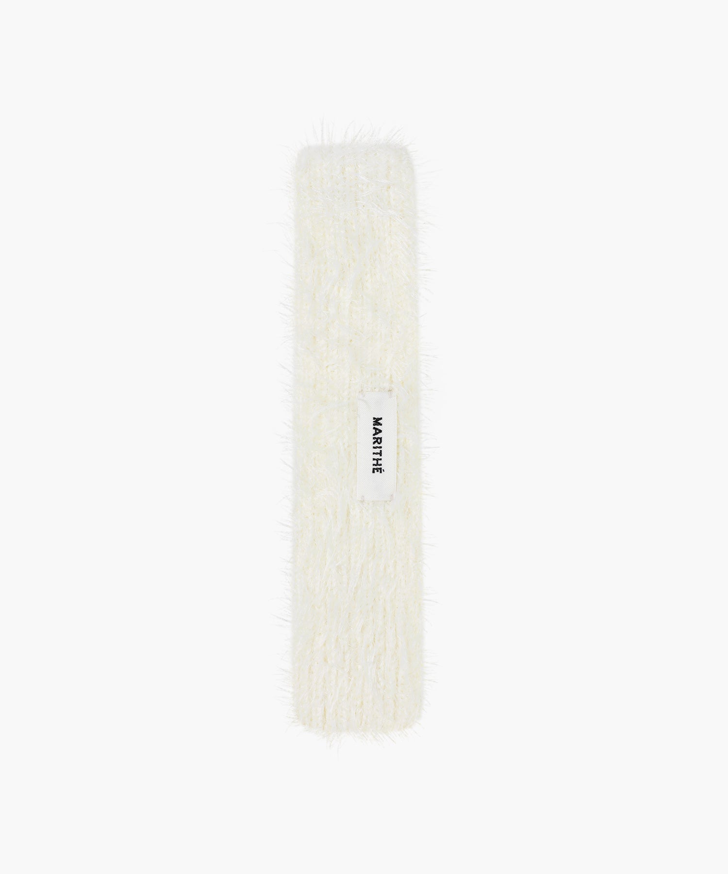 Marithe & Francois Girbaud - Regular Logo Slim Muffler (Ivory) product image 2 | TRAB K-Fashion Australia