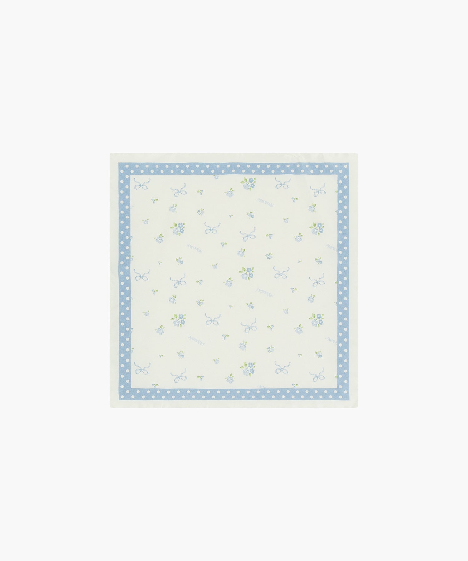 Marithe & Francois Girbaud - Summer Pattern Silk Scarf (Ivory) product image 1 | TRAB K-Fashion Australia