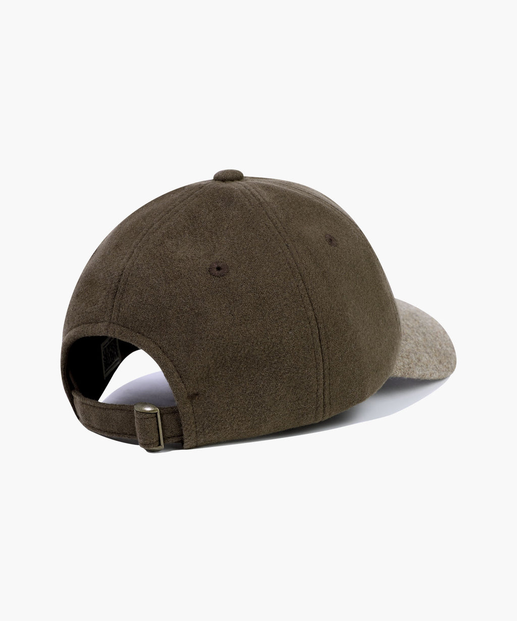 Marithe & Francois Girbaud - Classic Logo Color Block Wool Cap (Brown) product image 2 | TRAB K-Fashion Australia