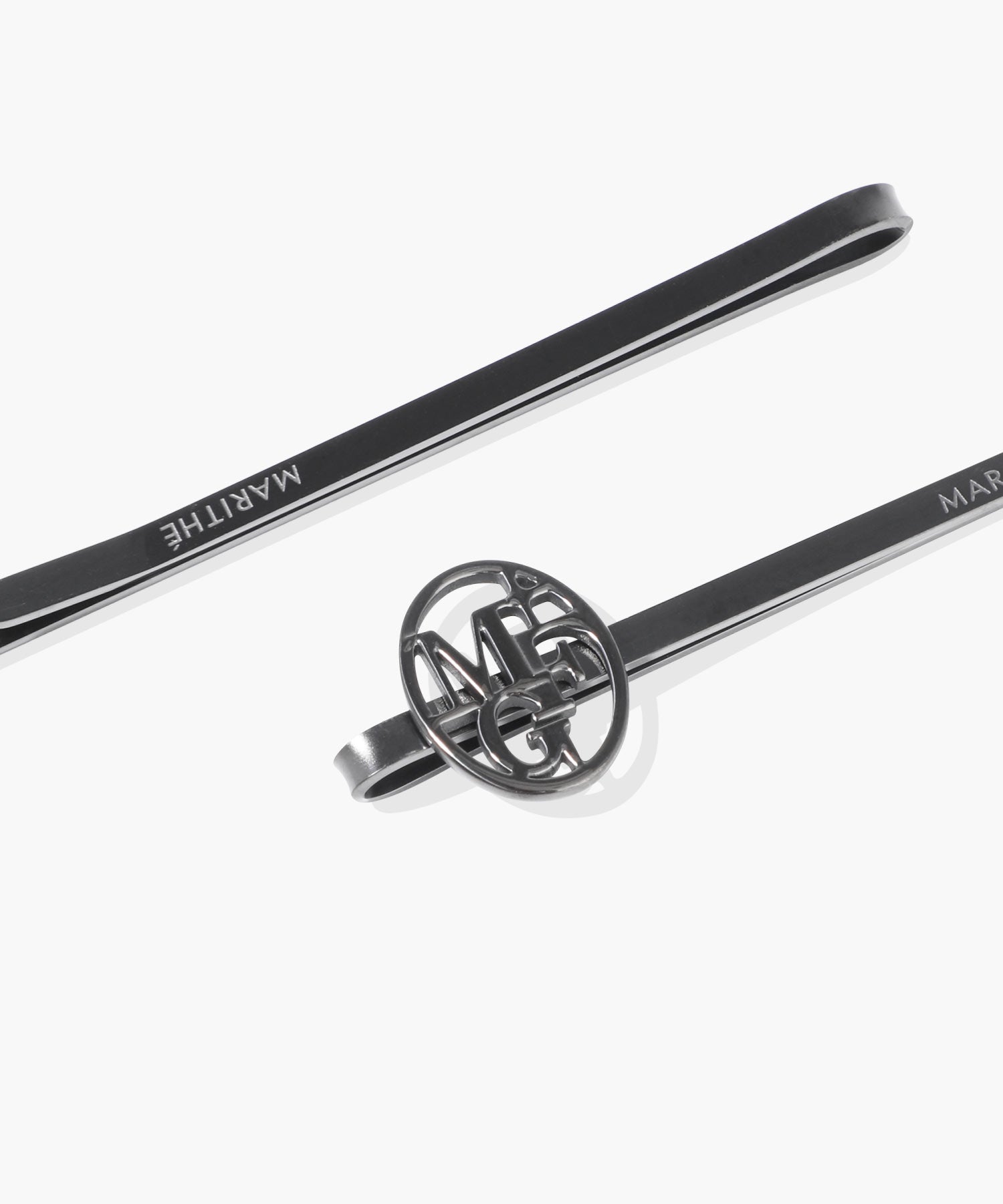 Marithe & Francois Girbaud - Circle Logo Slim Metal Hair Pin 2pack (Metal) product image 2 | TRAB K-Fashion Australia