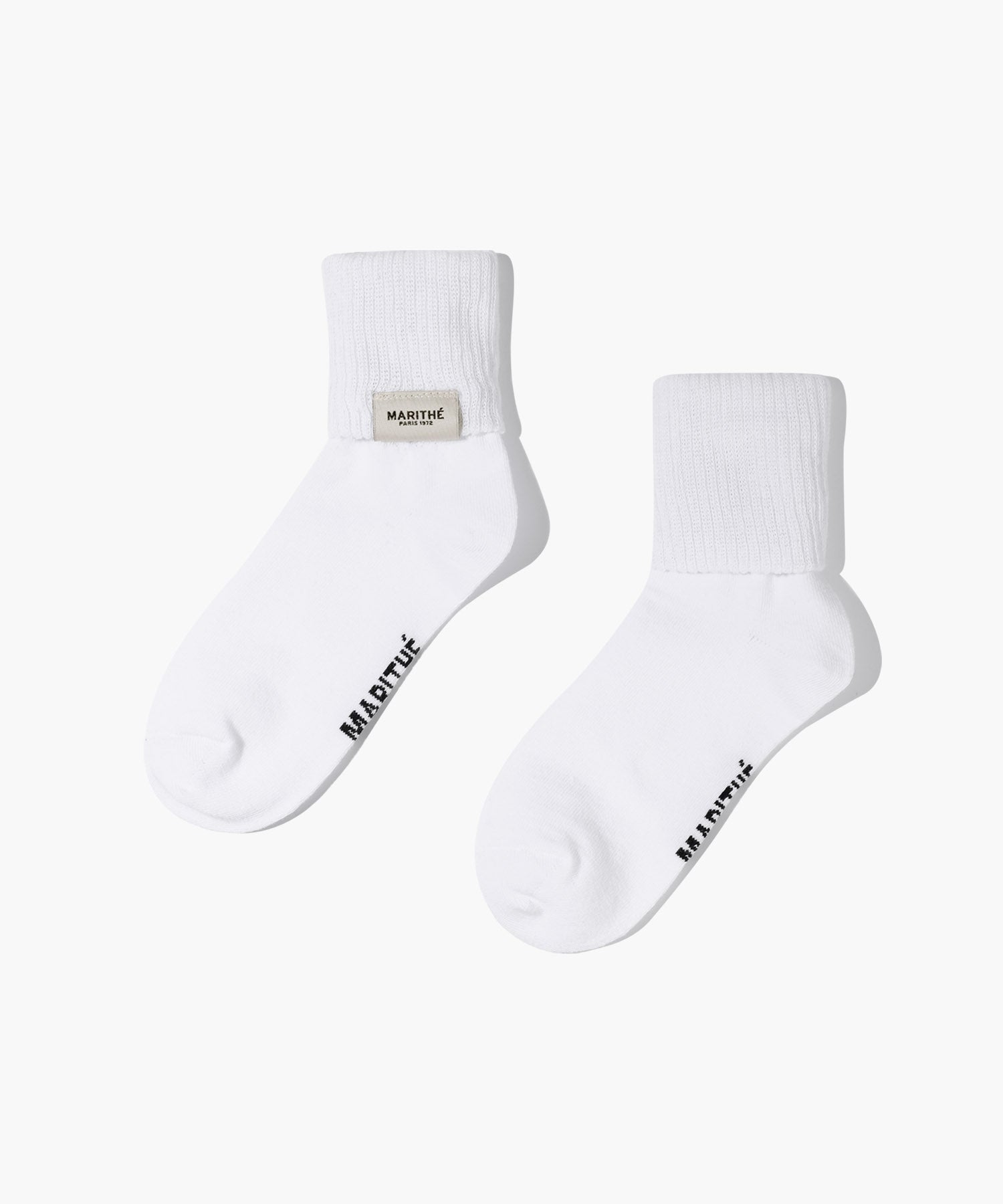 Marithe & Francois Girbaud - Regular Logo Socks (White) product image 2 | TRAB K-Fashion Australia