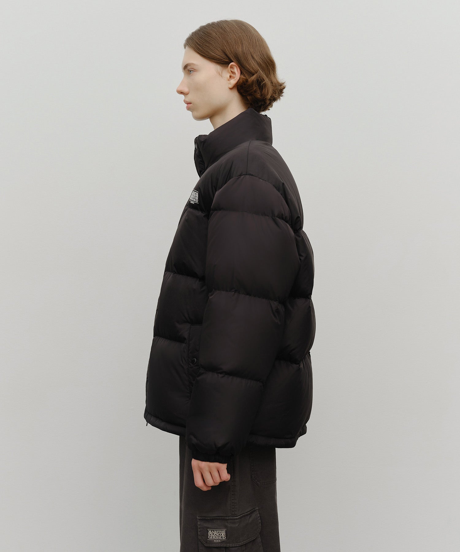 Marithe & Francois Girbaud - Classic Logo Down Jacket (Black) product image 2 | TRAB K-Fashion Australia