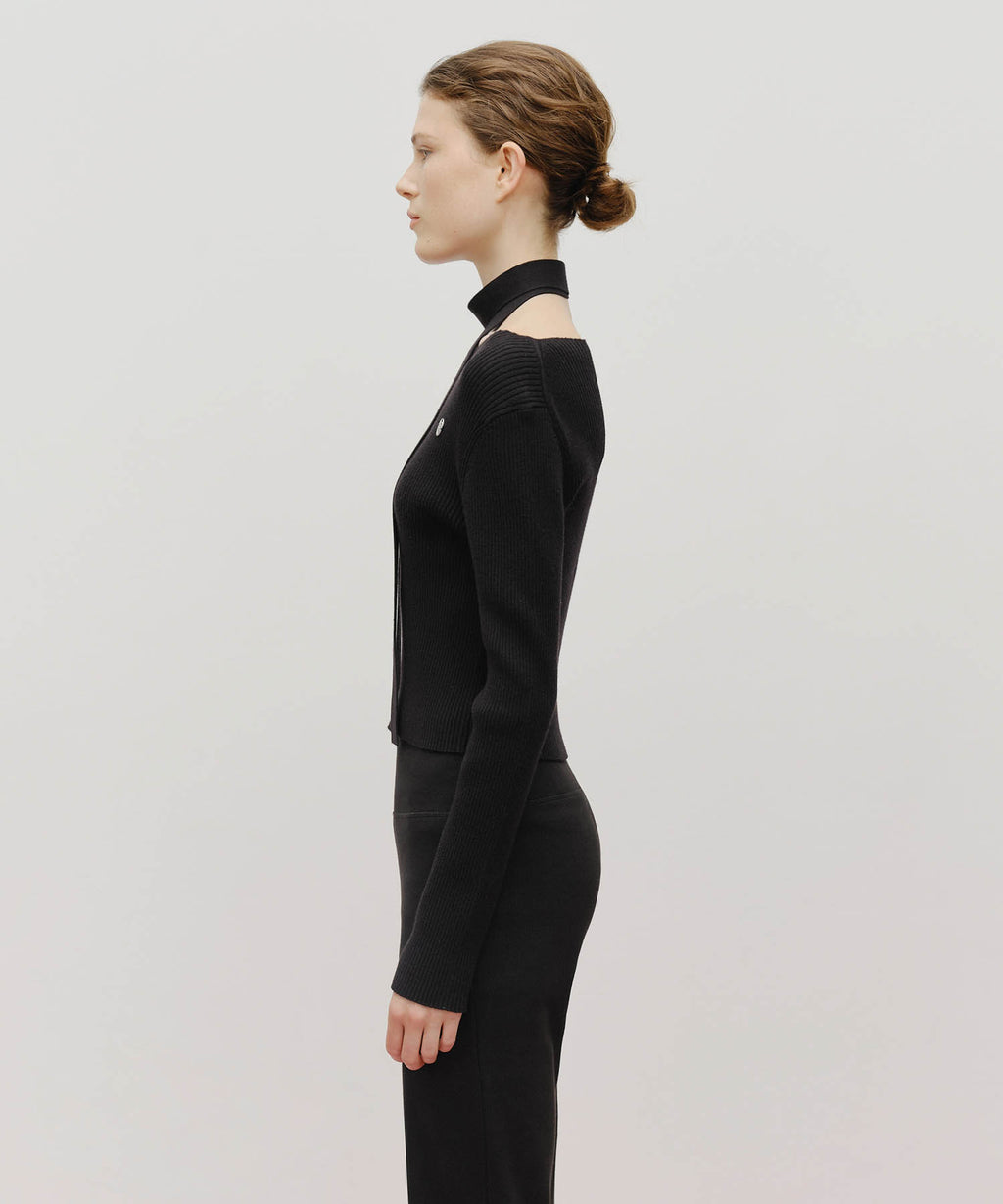 Marithe & Francois Girbaud - Muffler Set Knit (Black) product image 2 | TRAB K-Fashion Australia