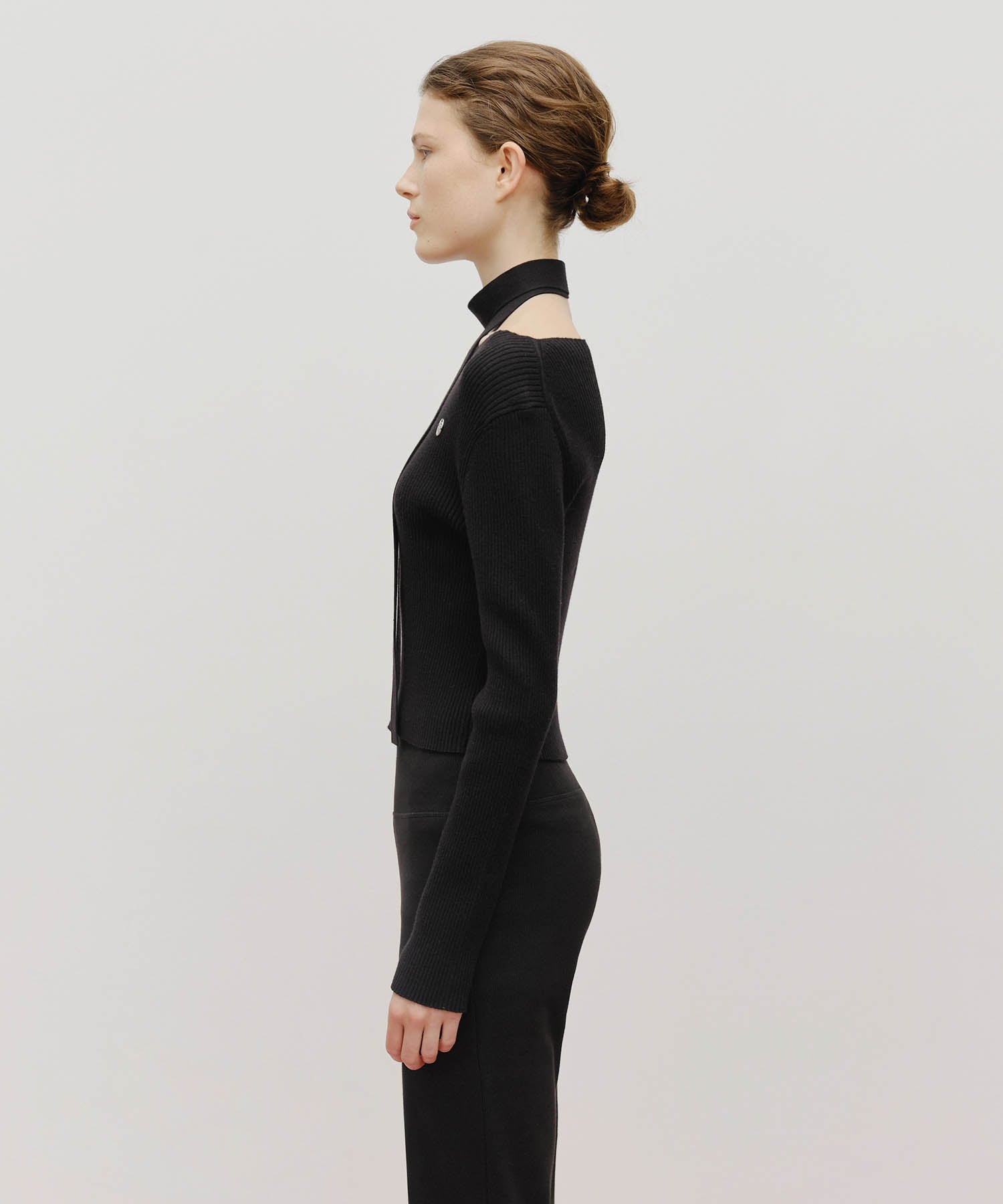 Marithe & Francois Girbaud - Muffler Set Knit (Black) product image 2 | TRAB K-Fashion Australia